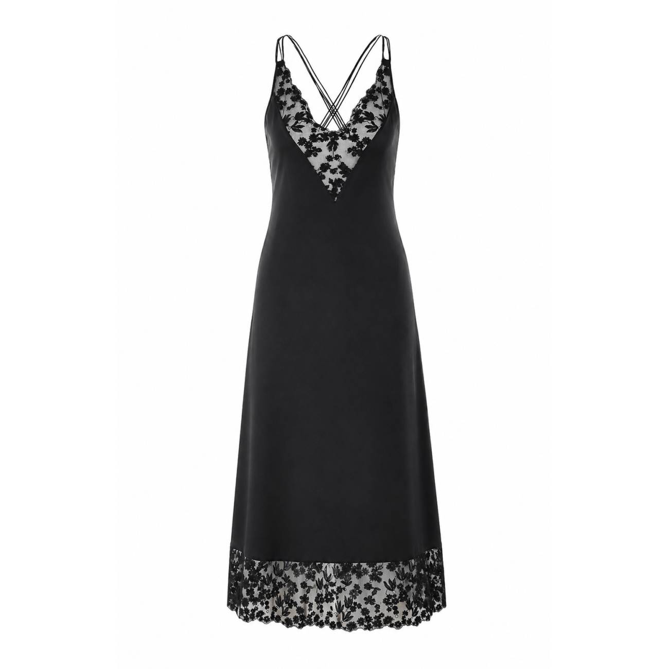 Fendi Women Silk And Lace Dress FENDI