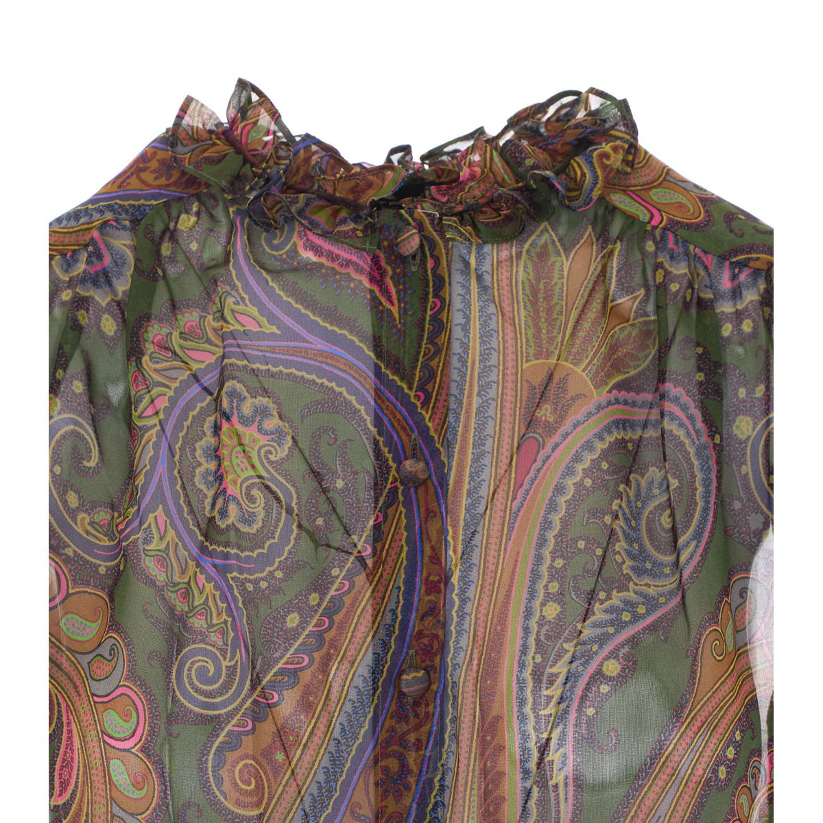 Etro Women Silk Shirt With Paisley Piazzata Degrade' Print ETRO