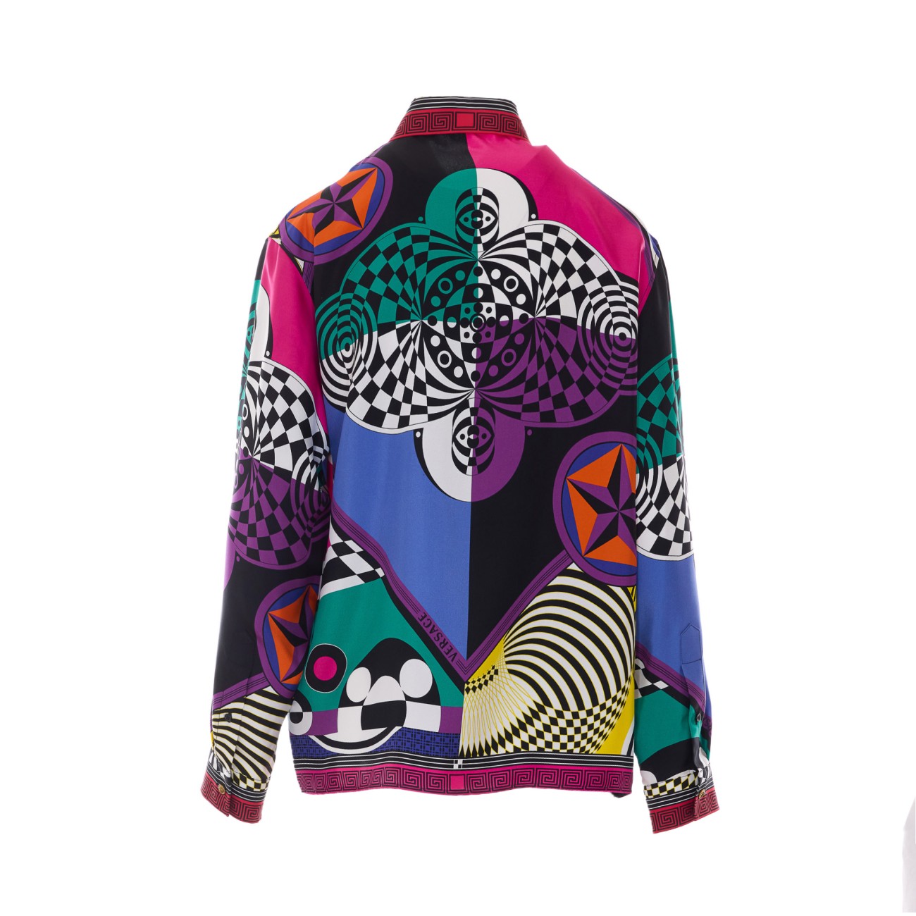 Versace Women Silk Twill Teatro Print Shirt VERSACE