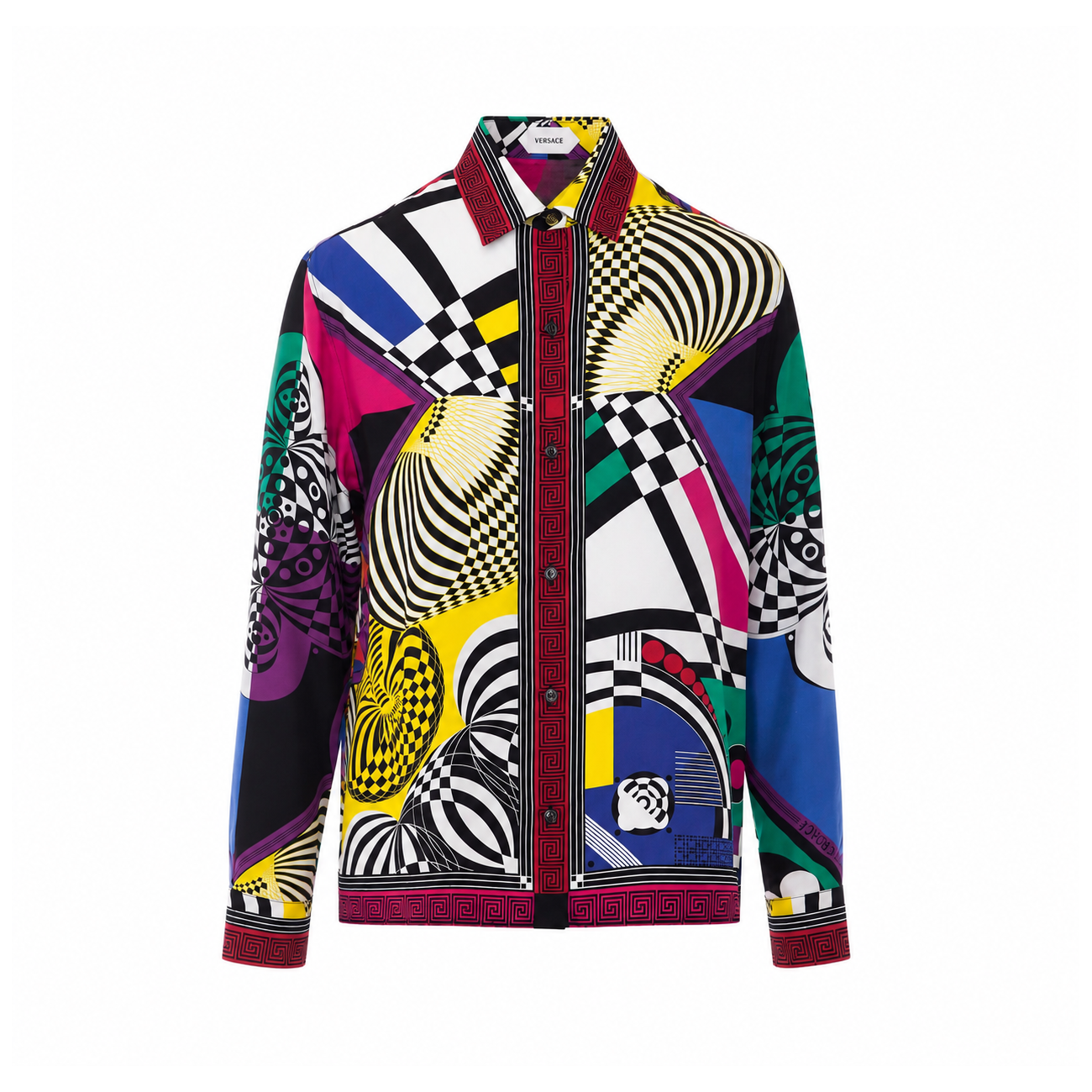 Versace Women Silk Twill Teatro Print Shirt VERSACE