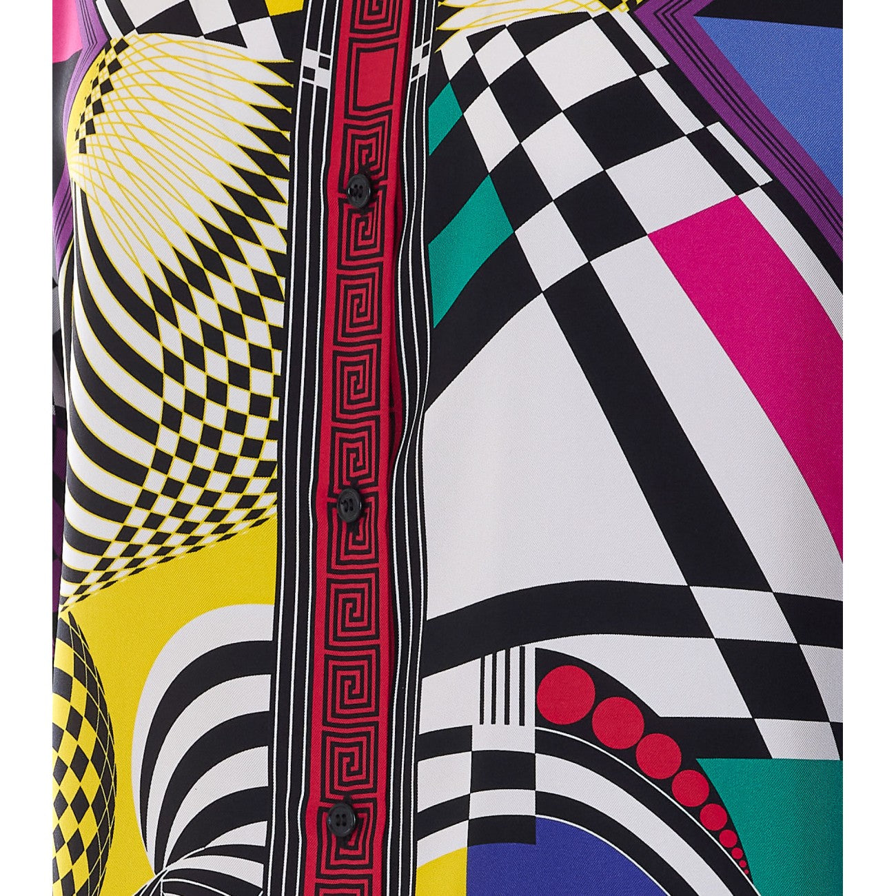 Versace Women Silk Twill Teatro Print Shirt VERSACE