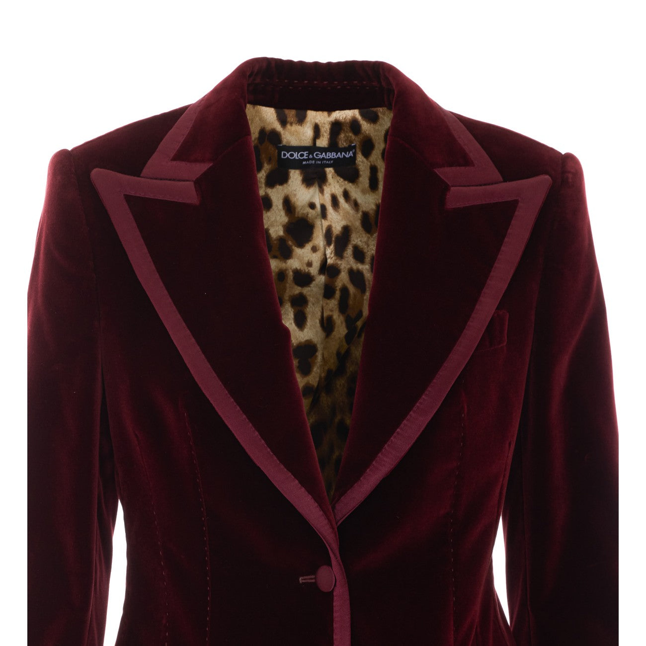 Dolce&Gabbana Women Single Breasted Velvet Jacket DOLCE & GABBANA
