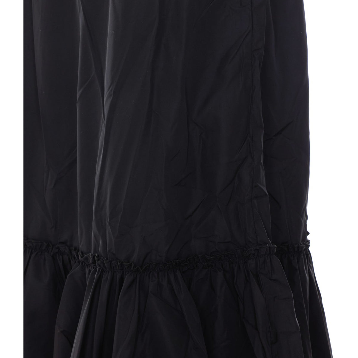 Ganni Women Skirt In Black Nylon GANNI