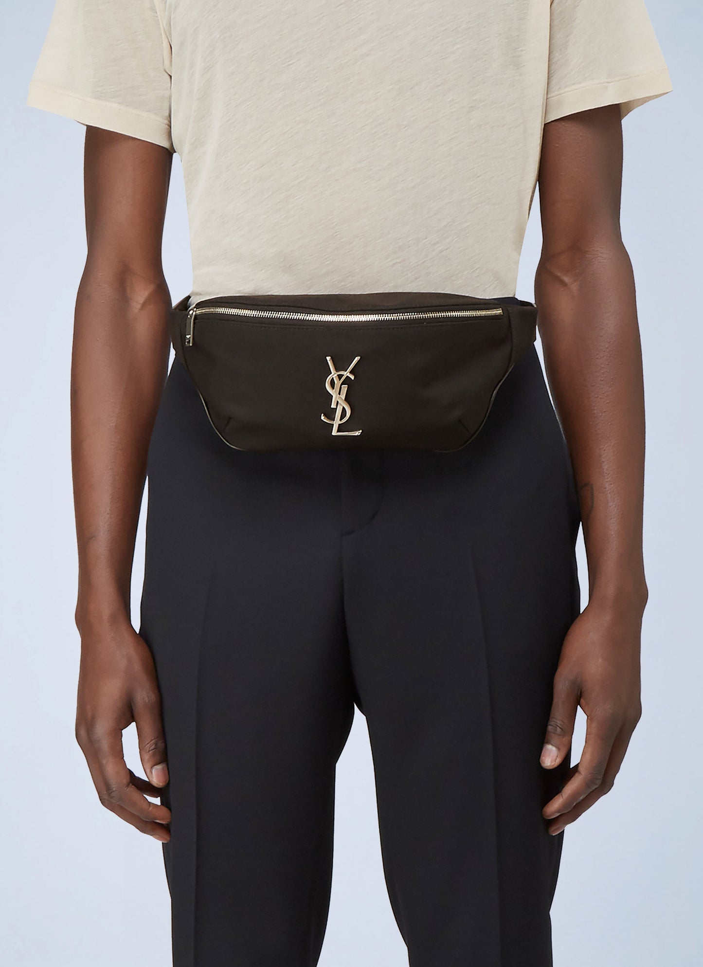 Saint Laurent Men Cassandre Classic Belt Bag