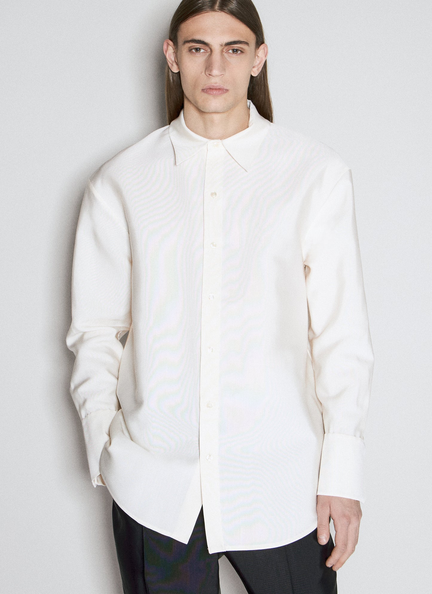 Saint Laurent Men Faille Overshirt SAINT LAURENT