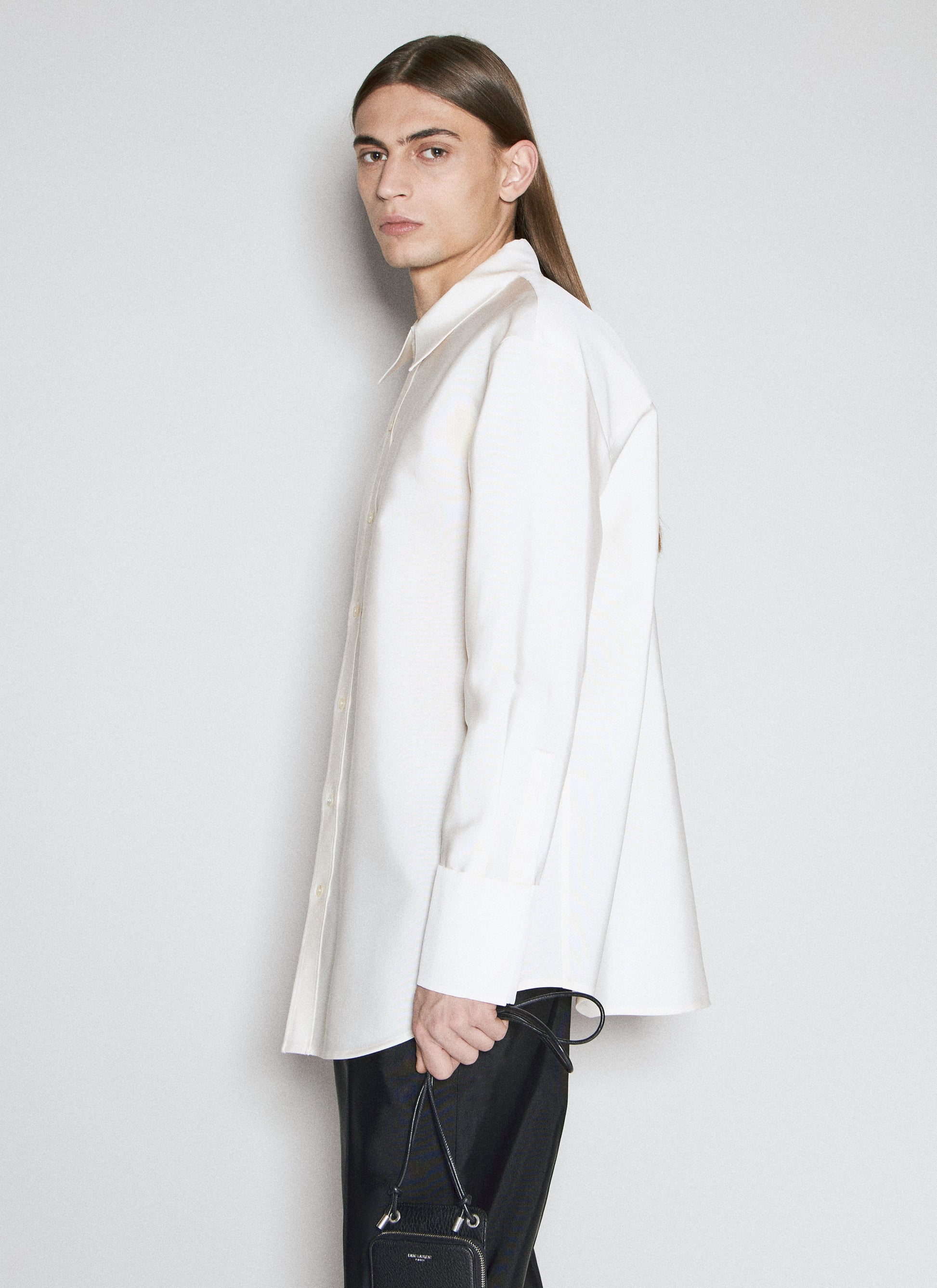 Saint Laurent Men Faille Overshirt SAINT LAURENT