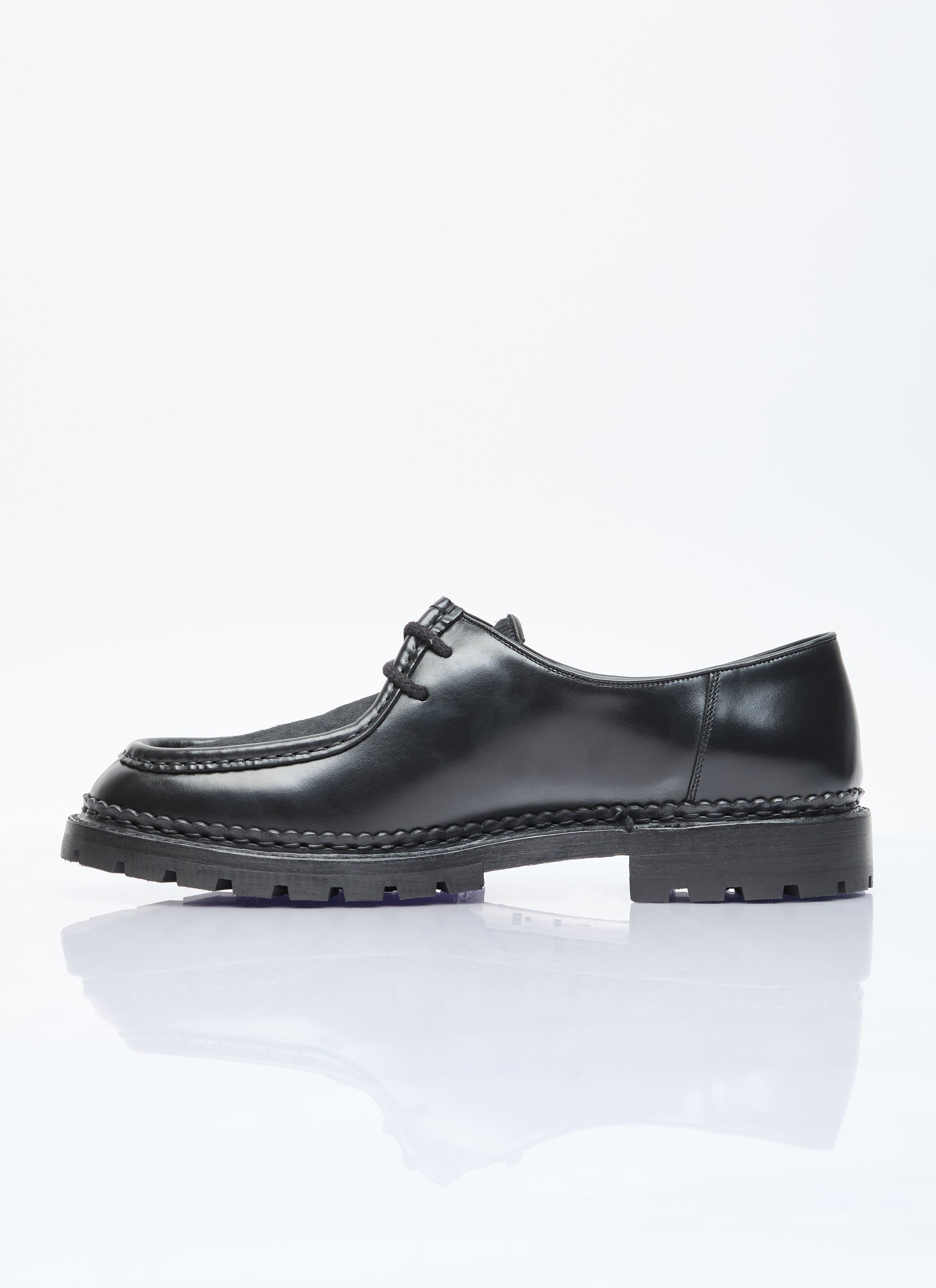 Saint Laurent Men Ponyhair Leather Loafers SAINT LAURENT