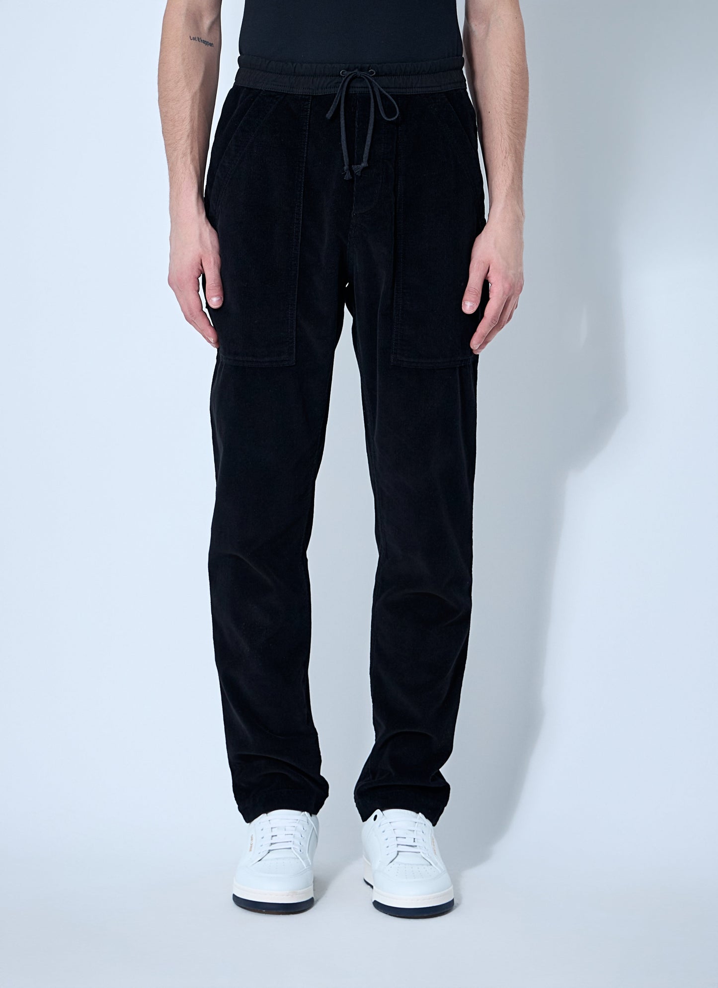 Saint Laurent Men Corduroy Drawstring Pants SAINT LAURENT