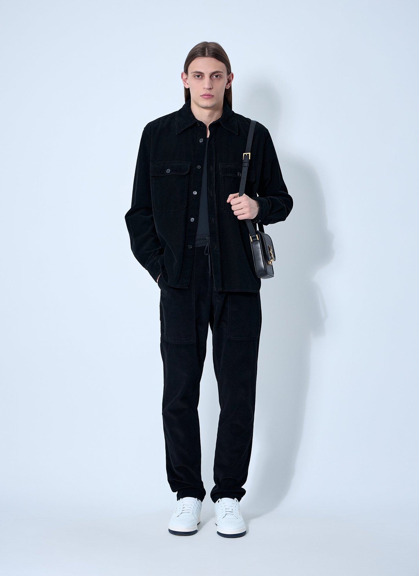 Saint Laurent Men Corduroy Drawstring Pants SAINT LAURENT