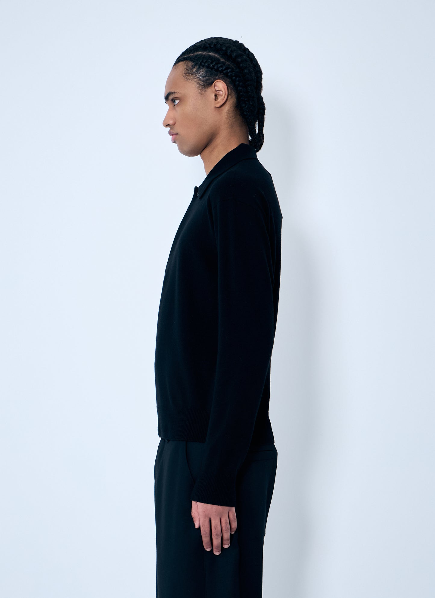 Saint Laurent Men Wool Polo Shirt SAINT LAURENT