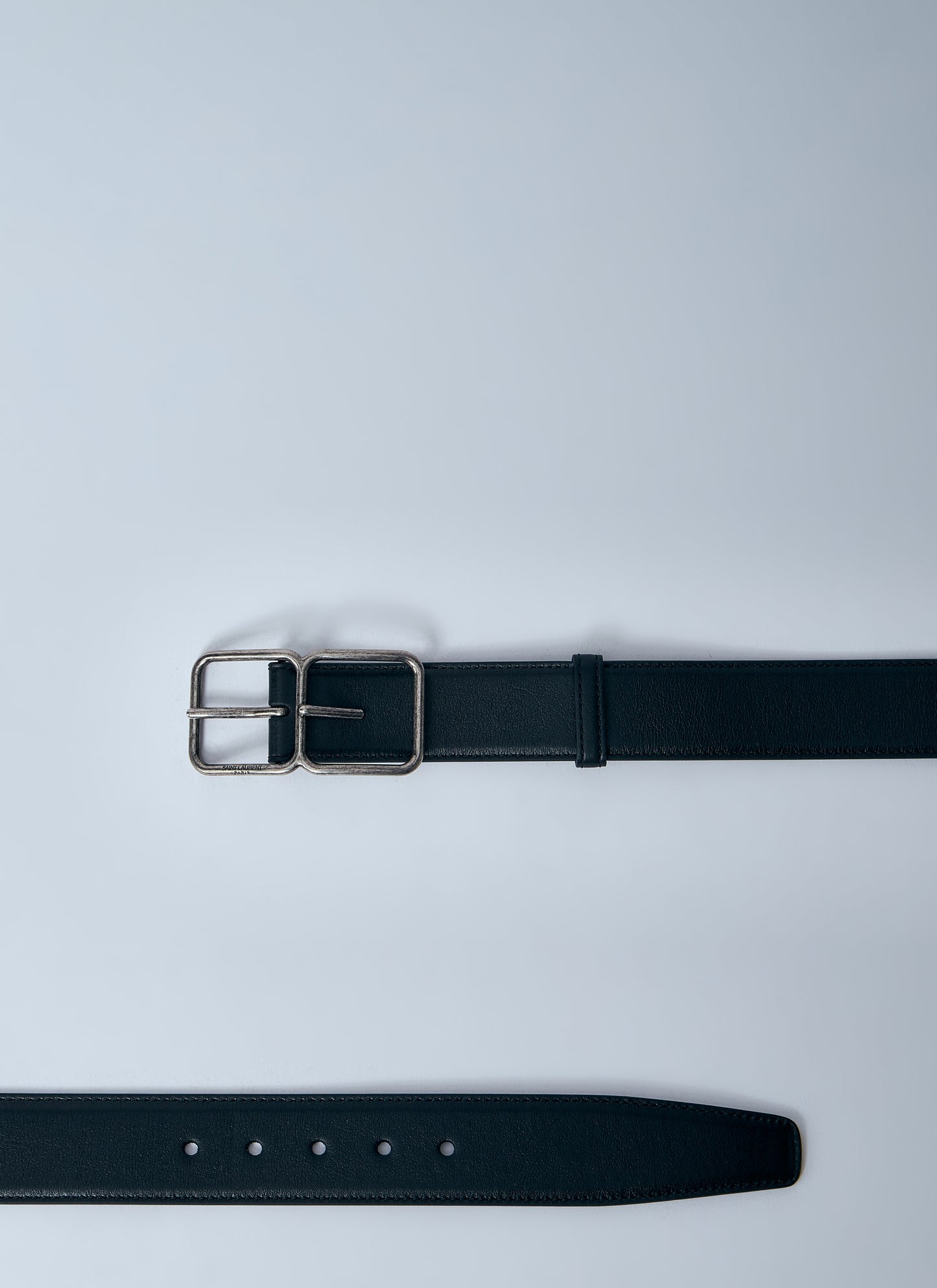 Saint Laurent Men Double Frame Belt SAINT LAURENT
