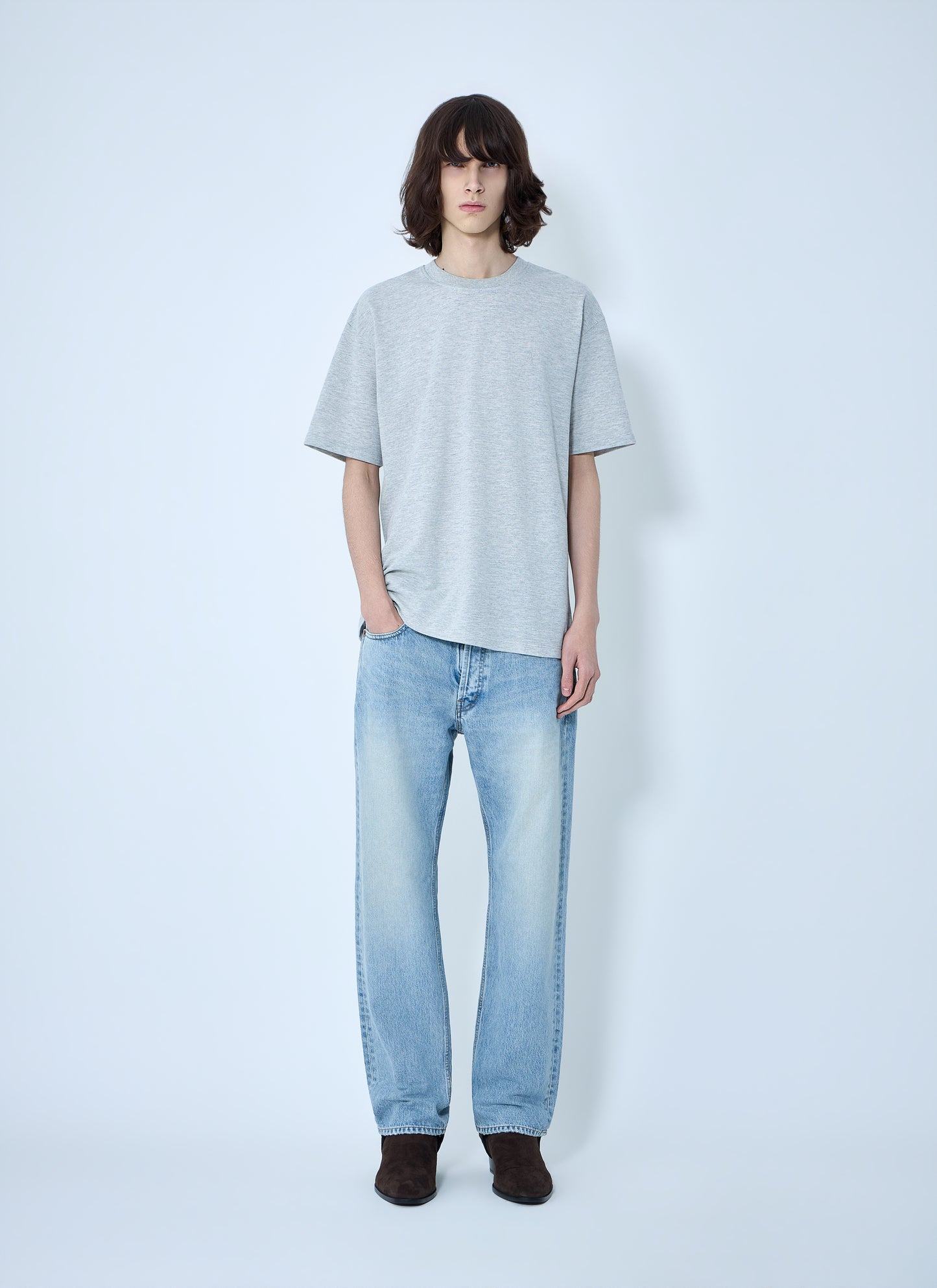 Saint Laurent Men Cassandre Oversize T-Shirt SAINT LAURENT