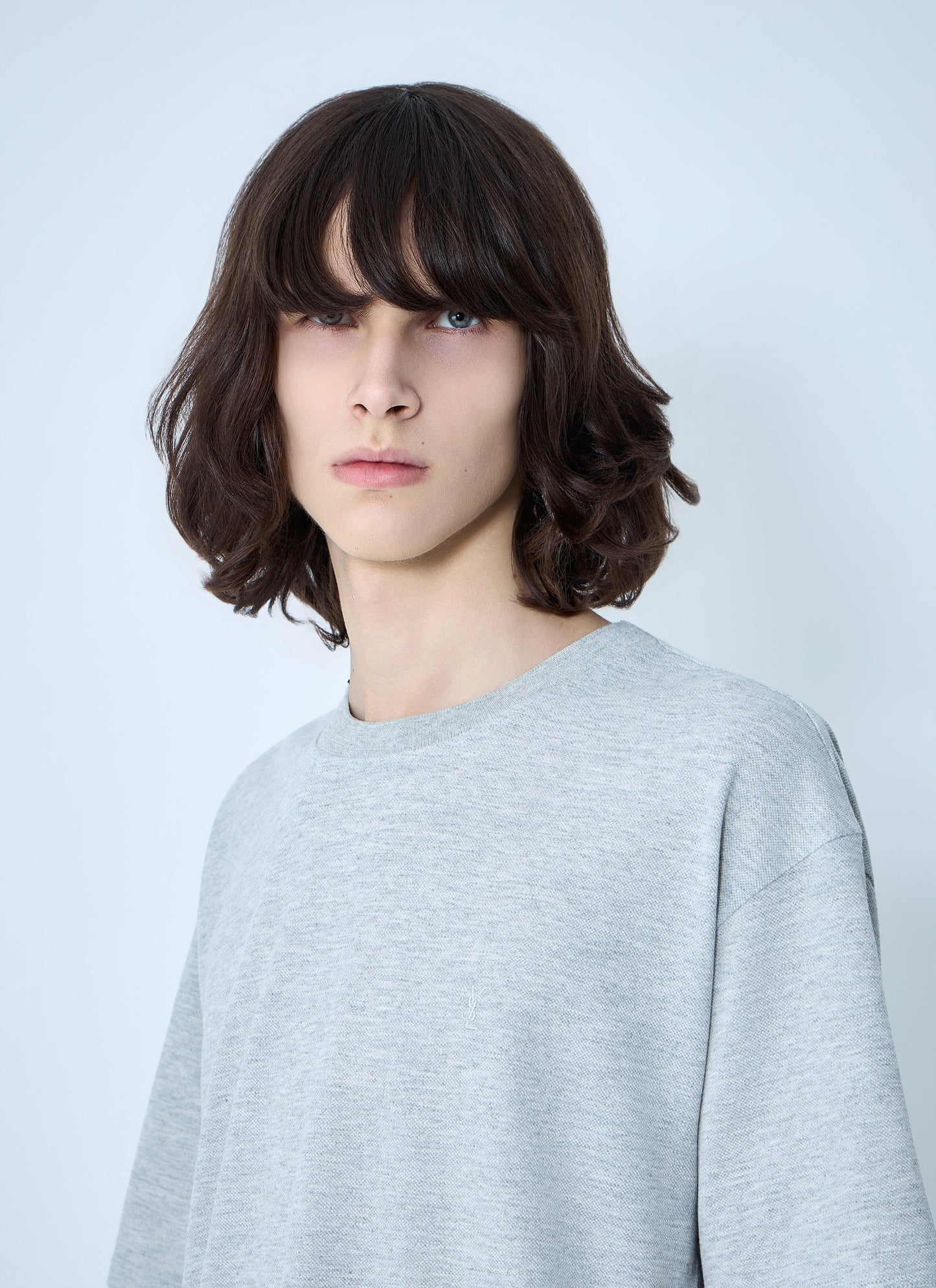 Saint Laurent Men Cassandre Oversize T-Shirt SAINT LAURENT