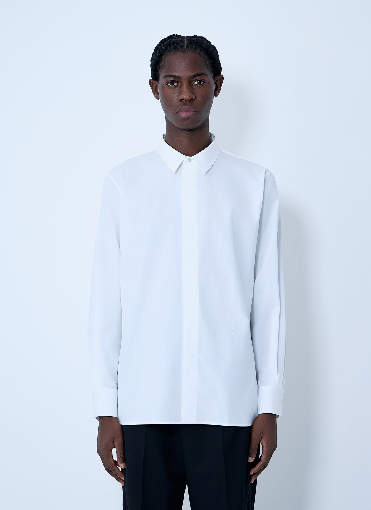 Saint Laurent Men Poplin Shirt SAINT LAURENT