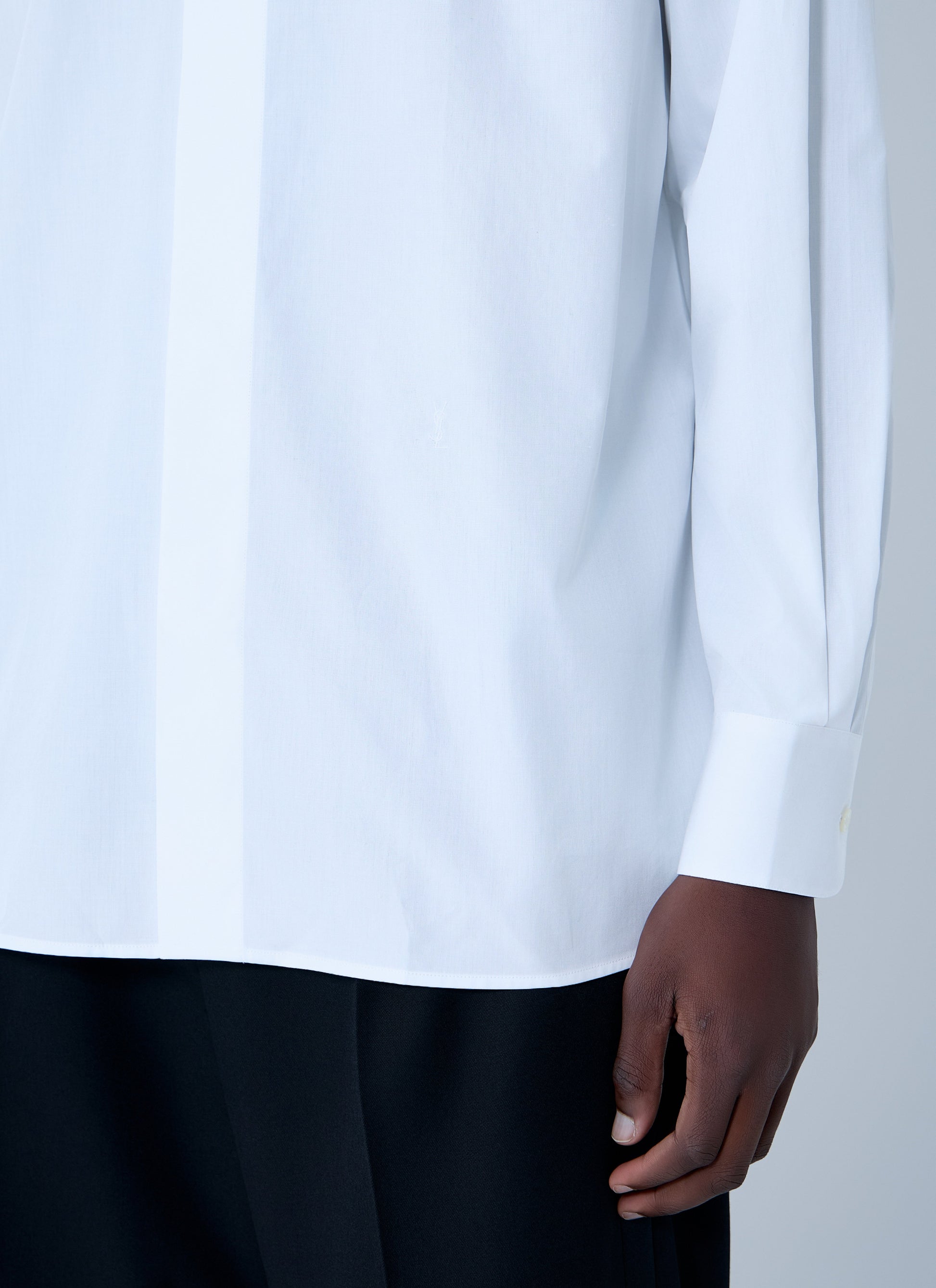 Saint Laurent Men Poplin Shirt SAINT LAURENT