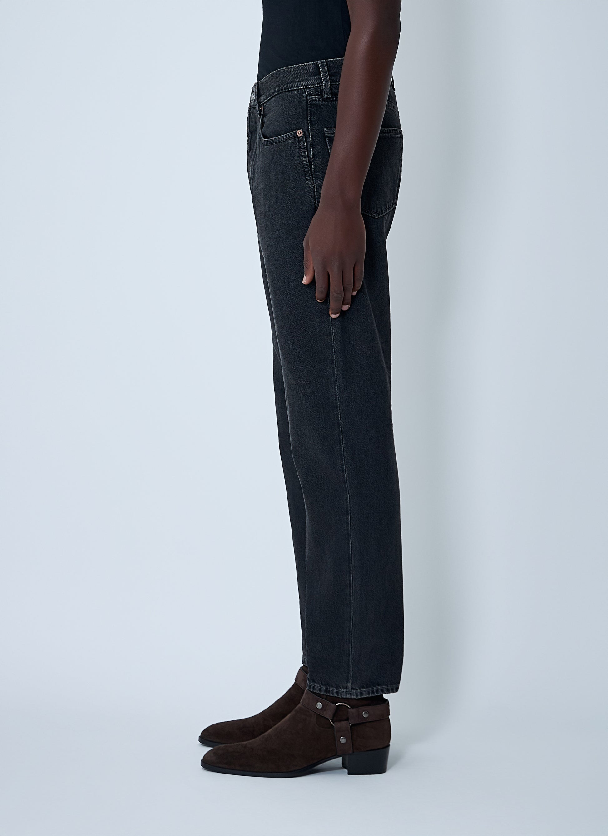 Saint Laurent Men Straight-Leg Denim Jeans SAINT LAURENT
