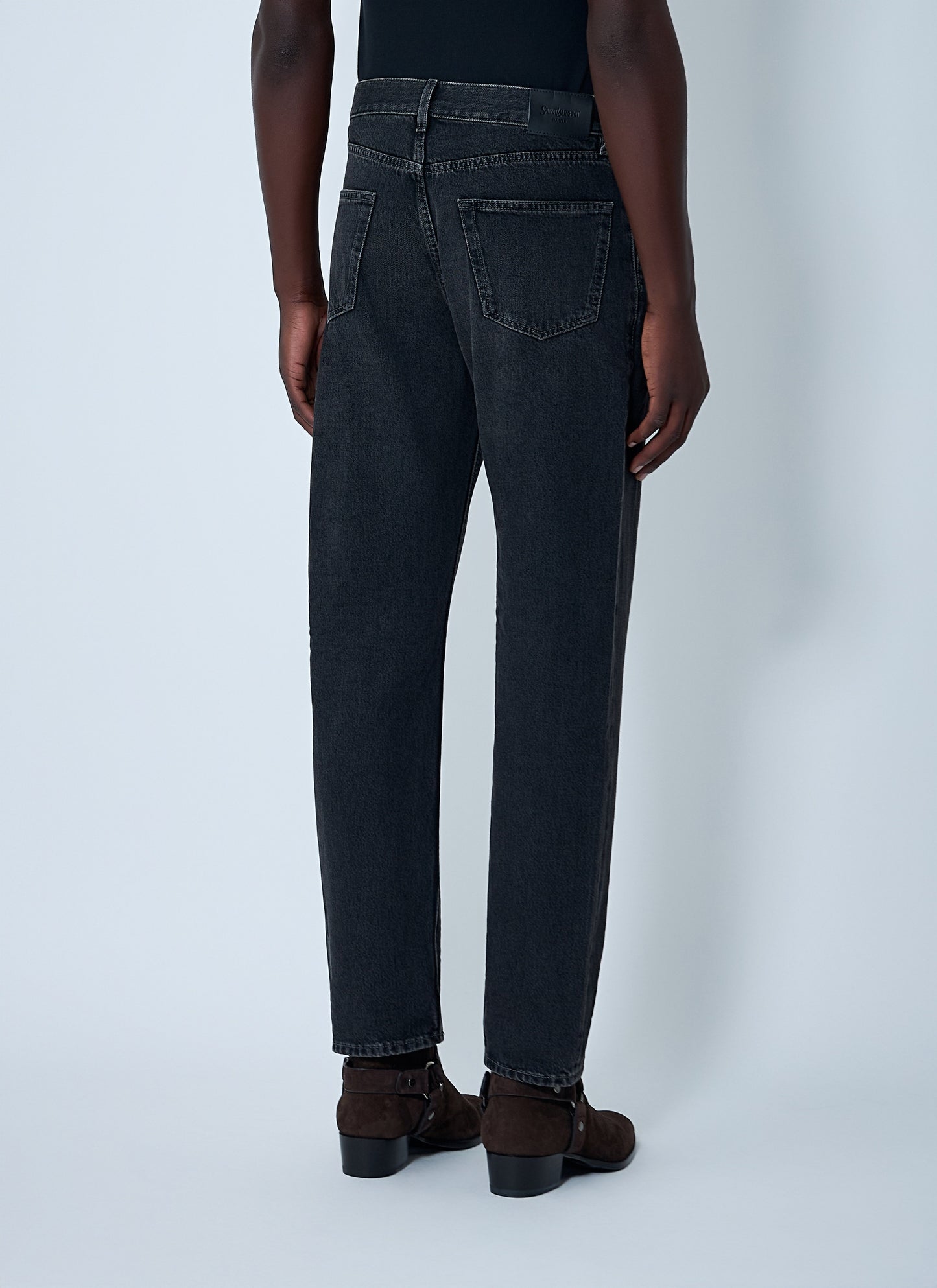 Saint Laurent Men Straight-Leg Denim Jeans SAINT LAURENT