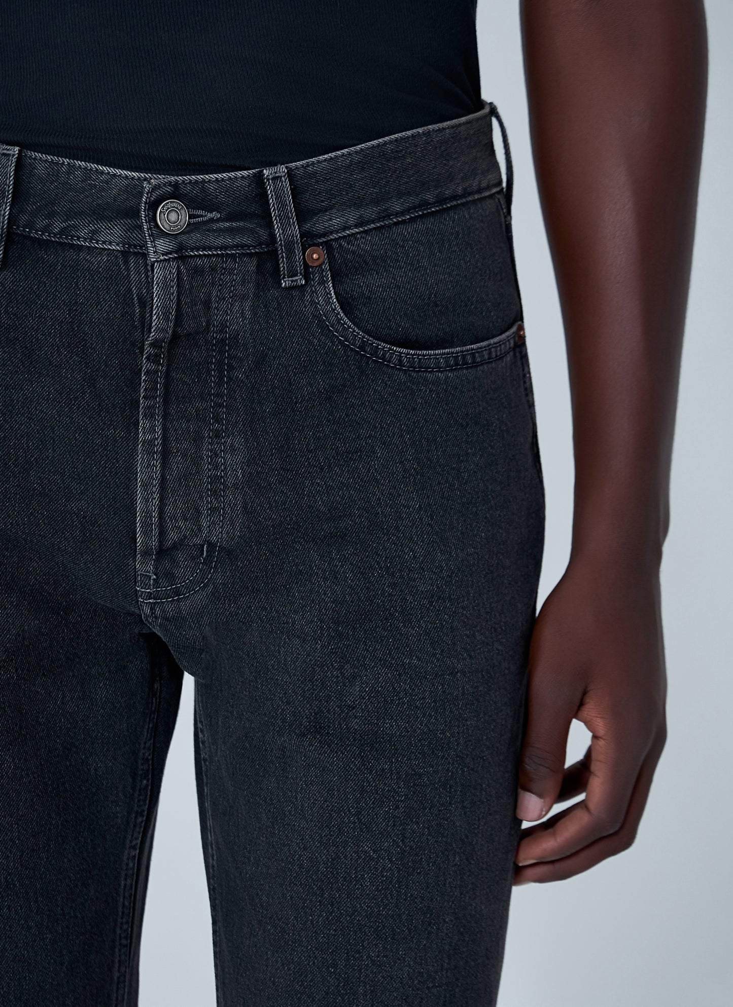 Saint Laurent Men Straight-Leg Denim Jeans SAINT LAURENT