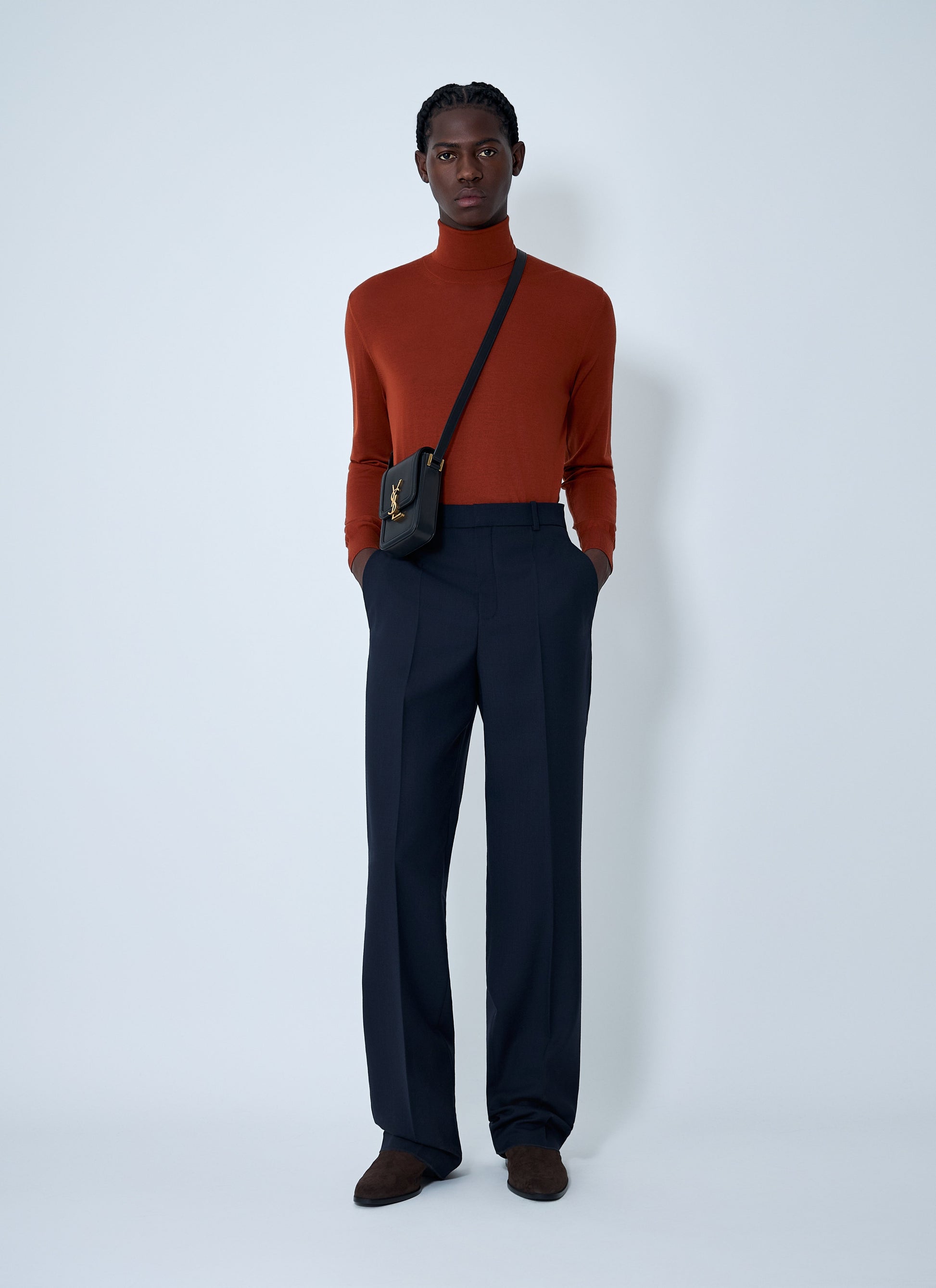 Saint Laurent Men Tailored Wool Pants SAINT LAURENT