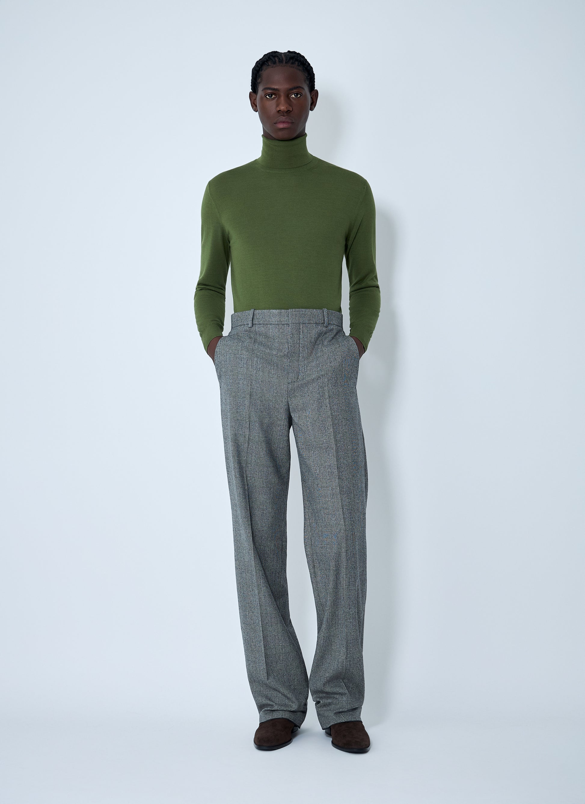 Saint Laurent Men Fine Knit Turtleneck Sweater SAINT LAURENT