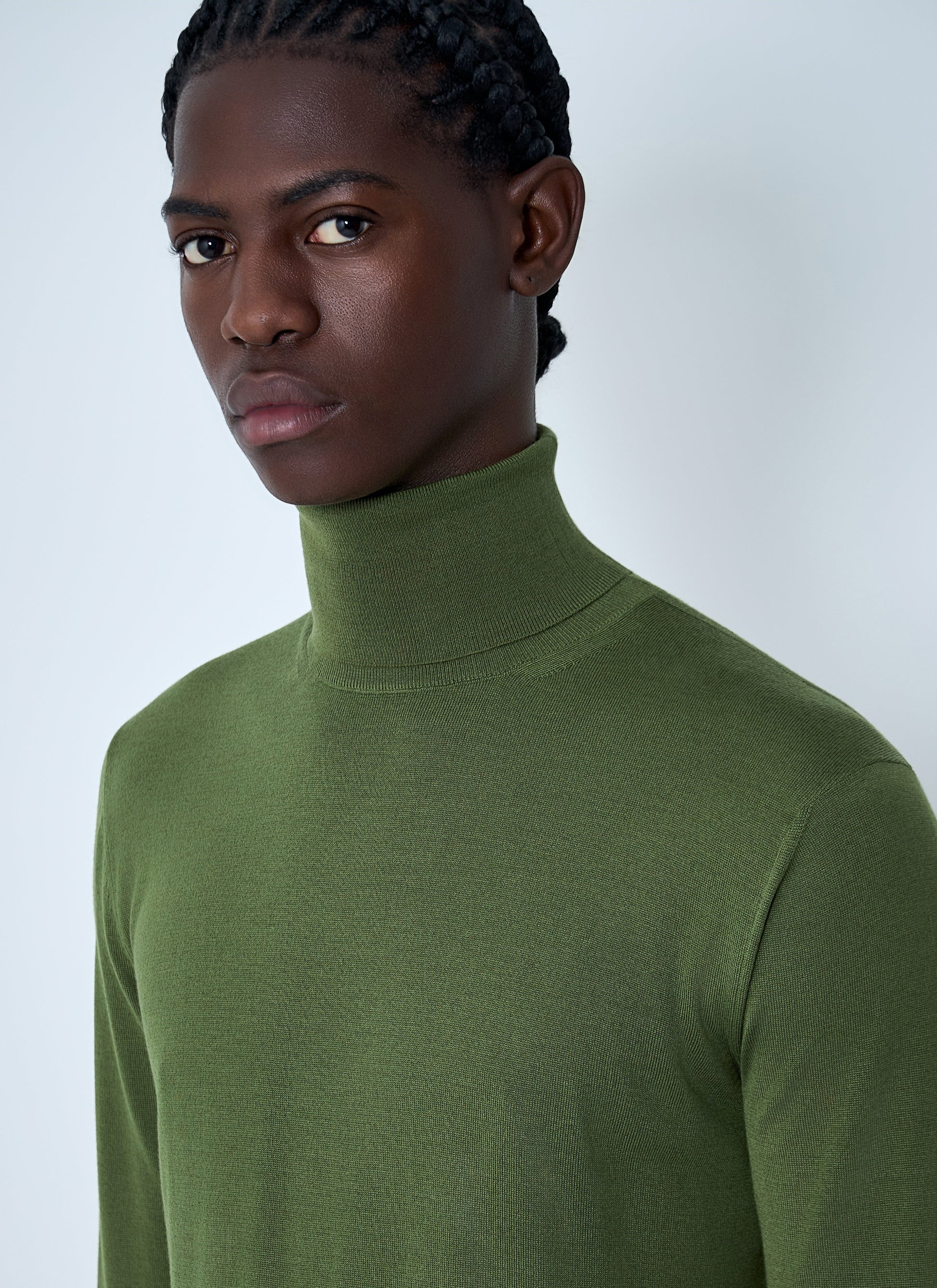 Saint Laurent Men Fine Knit Turtleneck Sweater SAINT LAURENT