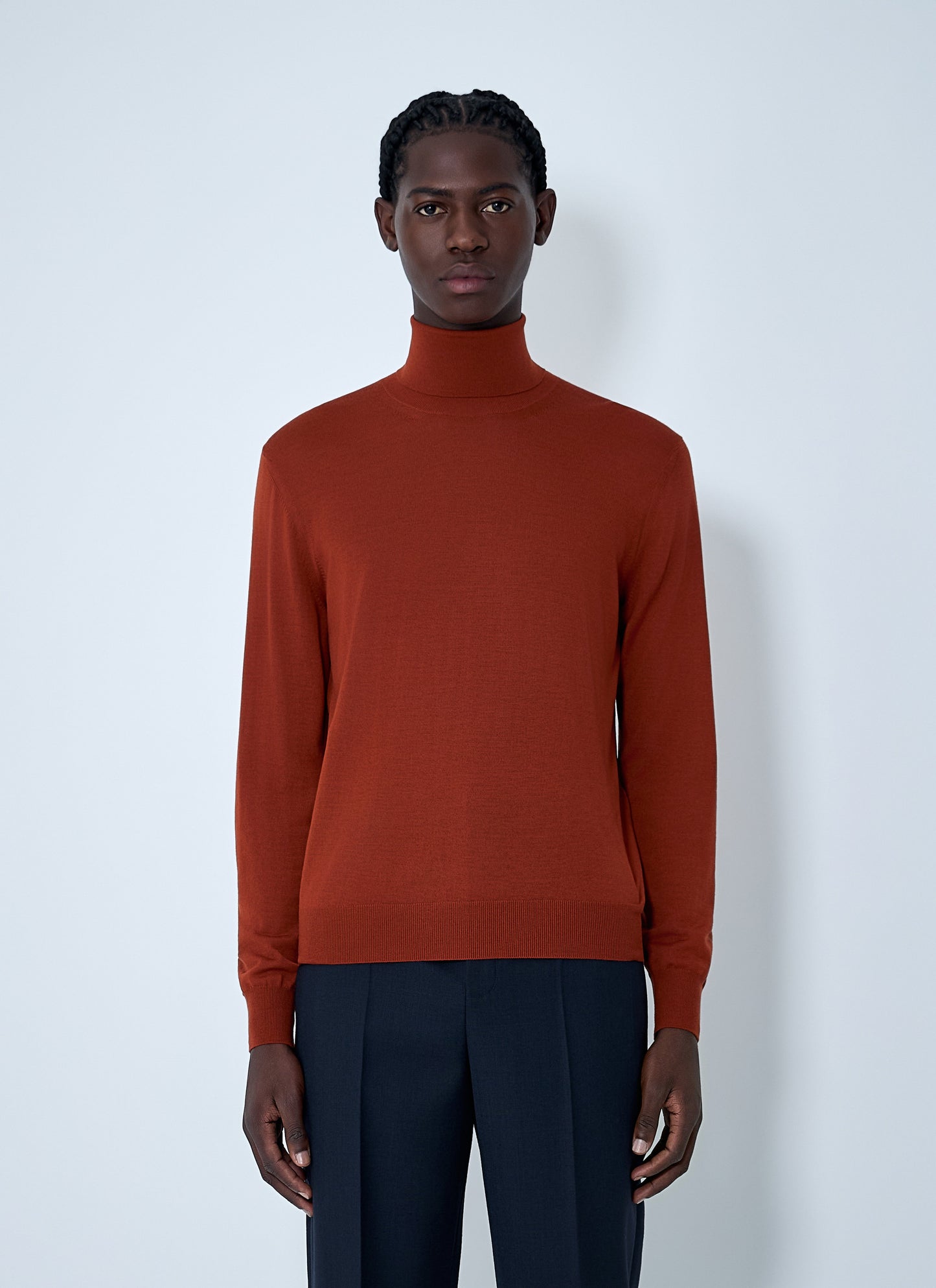 Saint Laurent Men Wool Turtleneck Sweater SAINT LAURENT