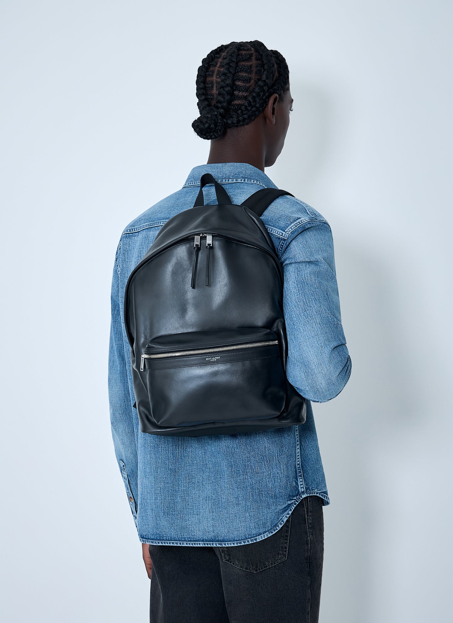 Saint Laurent Men City Backpack SAINT LAURENT