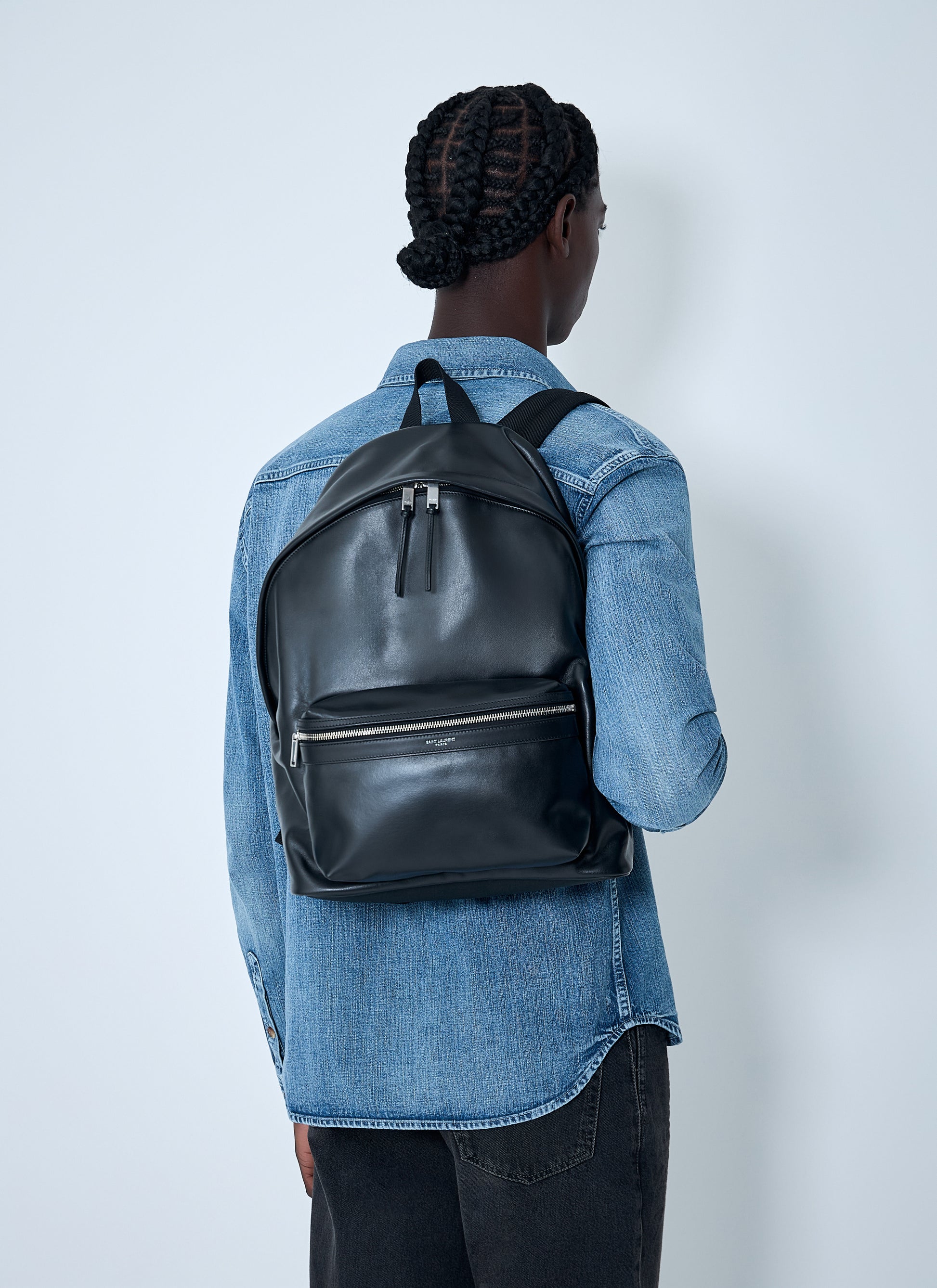 Saint Laurent Men City Backpack SAINT LAURENT