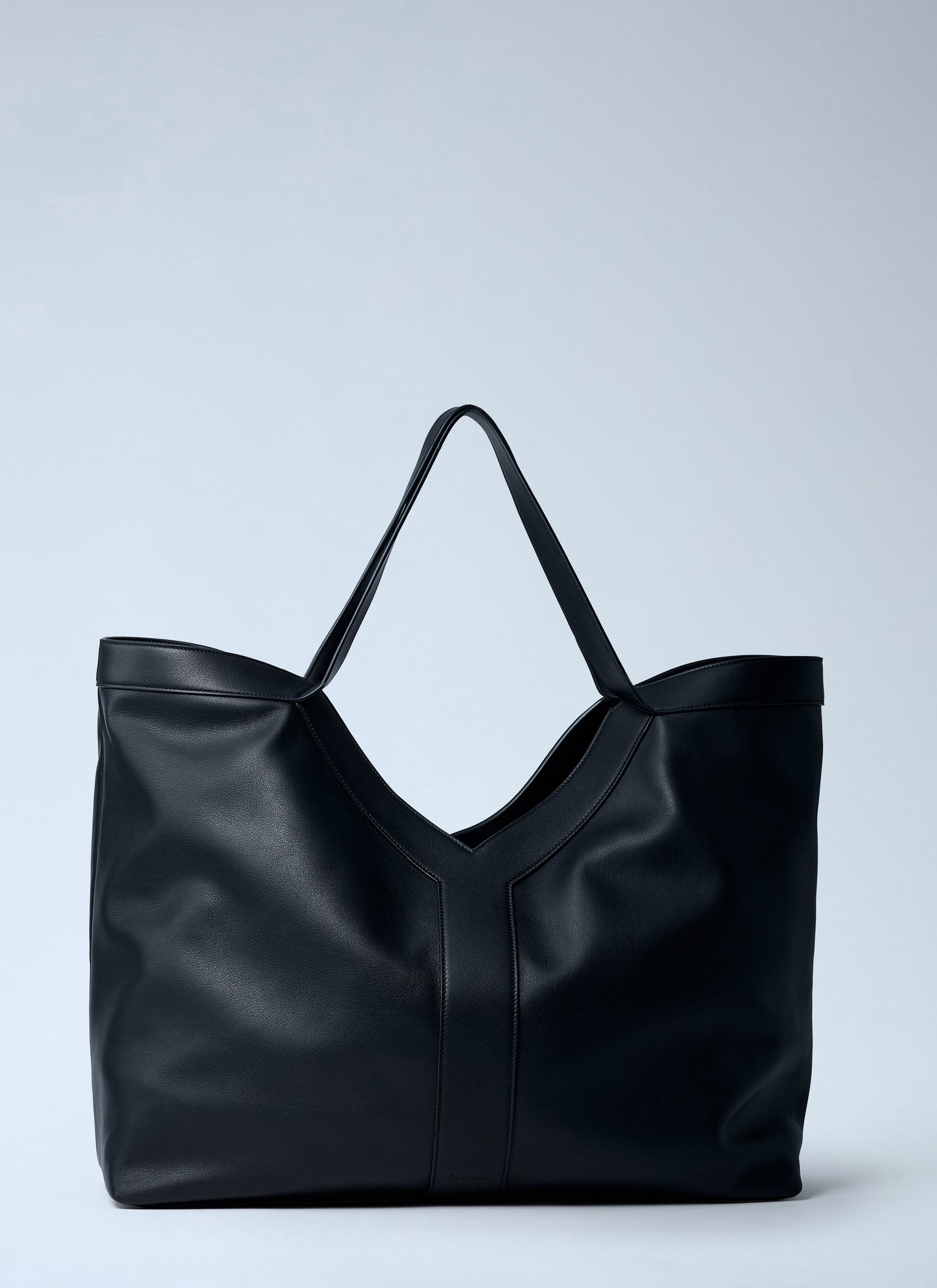 Saint Laurent Men Large Y-Shaped Leather Tote Bag SAINT LAURENT