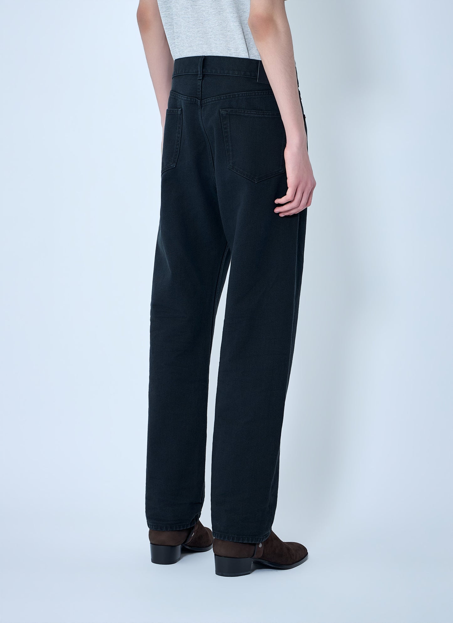 Saint Laurent Men Loose Straight Denim Pants SAINT LAURENT