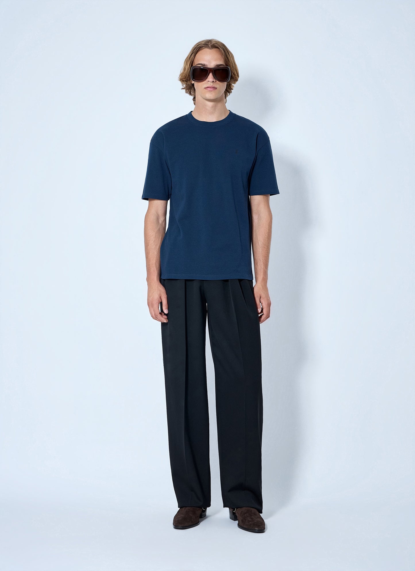 Saint Laurent Men Cassandre Oversized T-Shirt