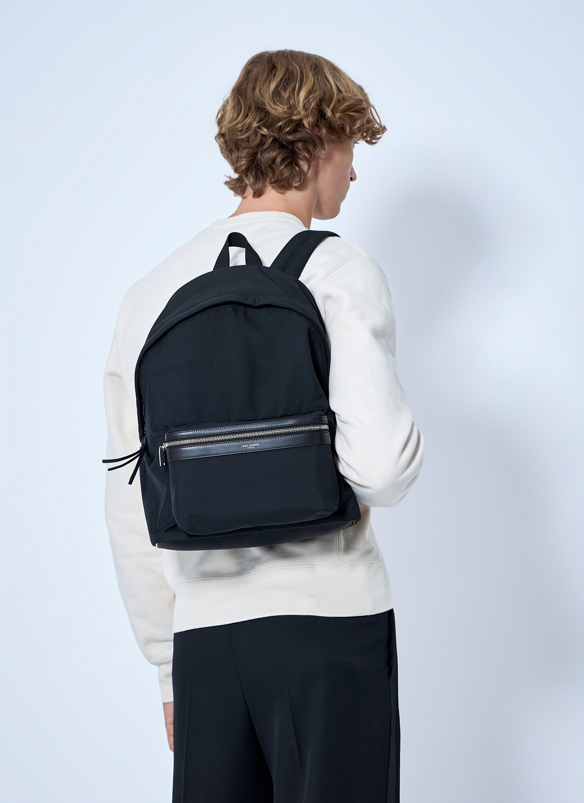 Saint Laurent Men City Backpack SAINT LAURENT
