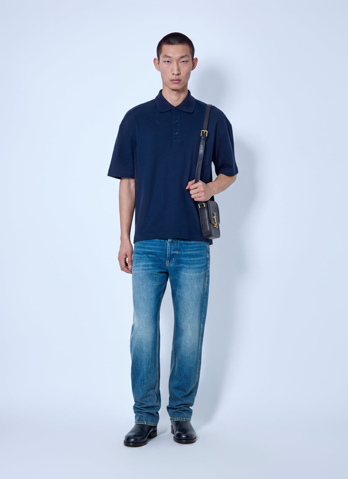 Saint Laurent Men Loose Straight Jeans SAINT LAURENT