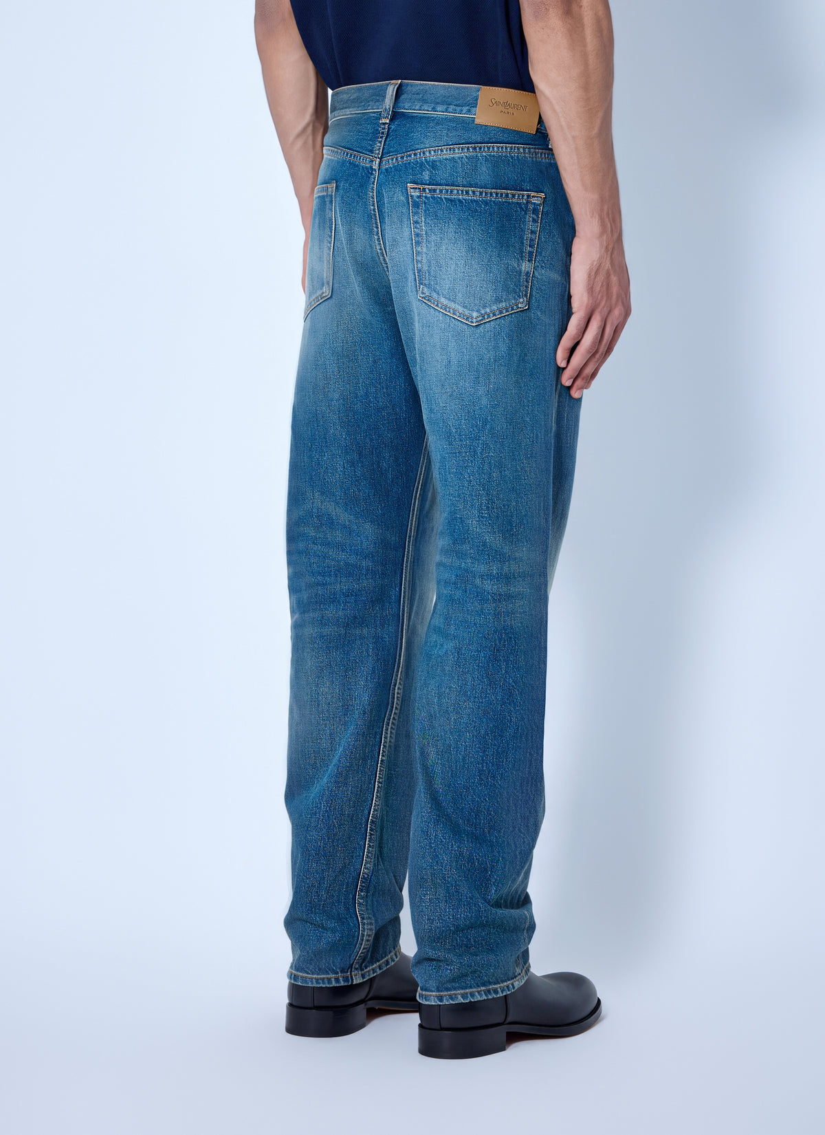 Saint Laurent Men Loose Straight Jeans SAINT LAURENT