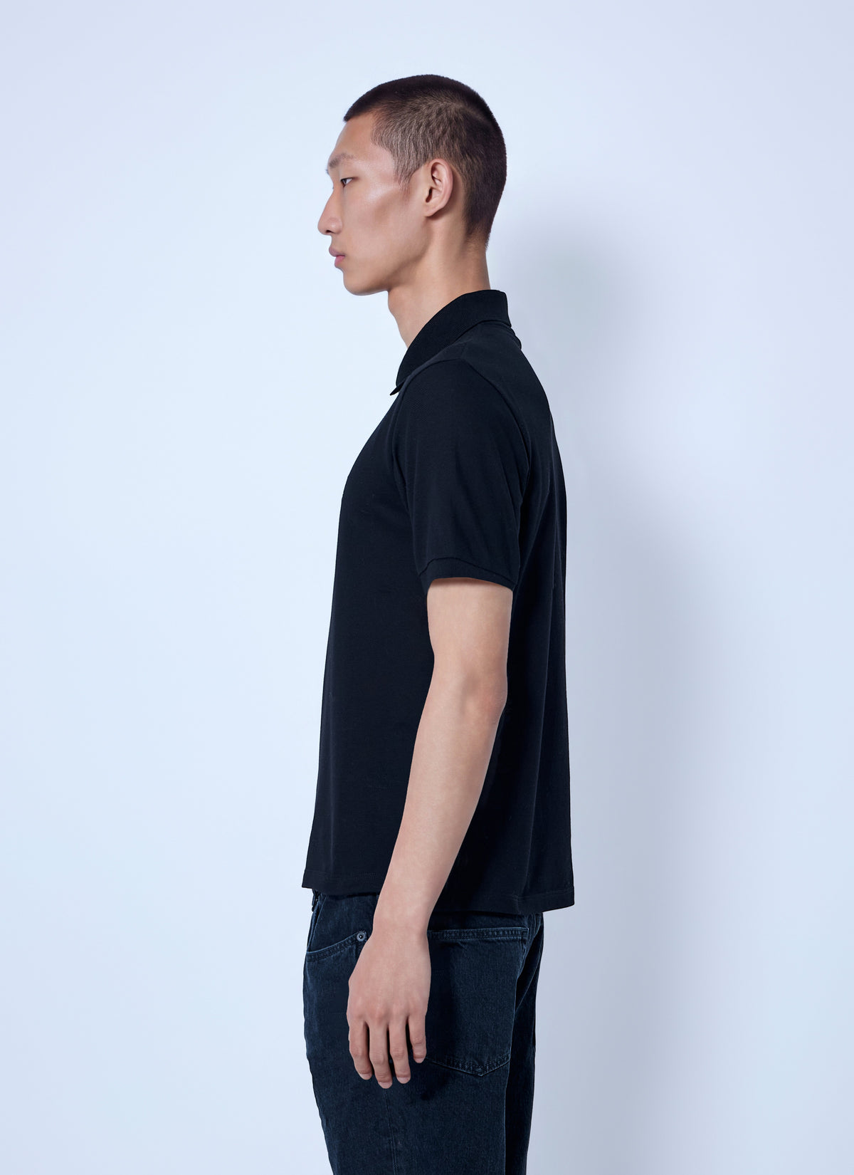 Saint Laurent Men Embroidered Logo Polo Shirt SAINT LAURENT