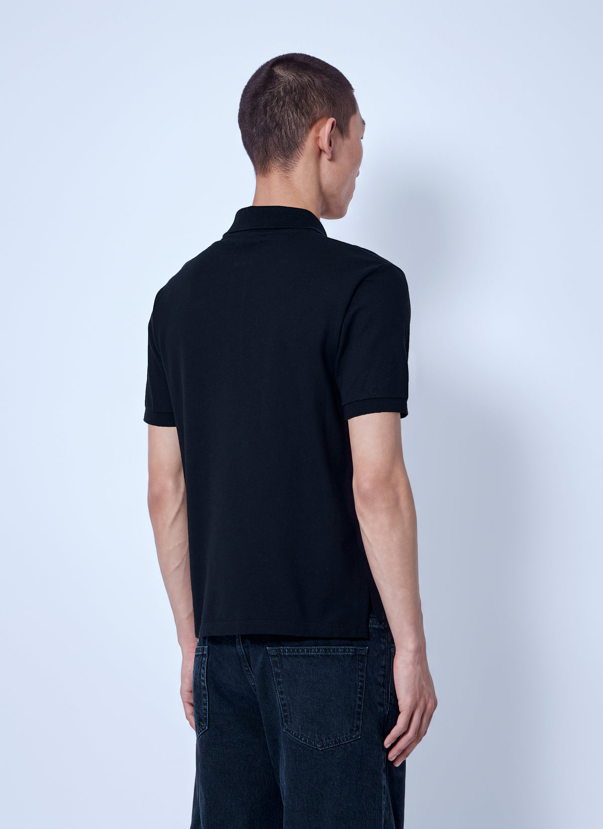 Saint Laurent Men Embroidered Logo Polo Shirt SAINT LAURENT