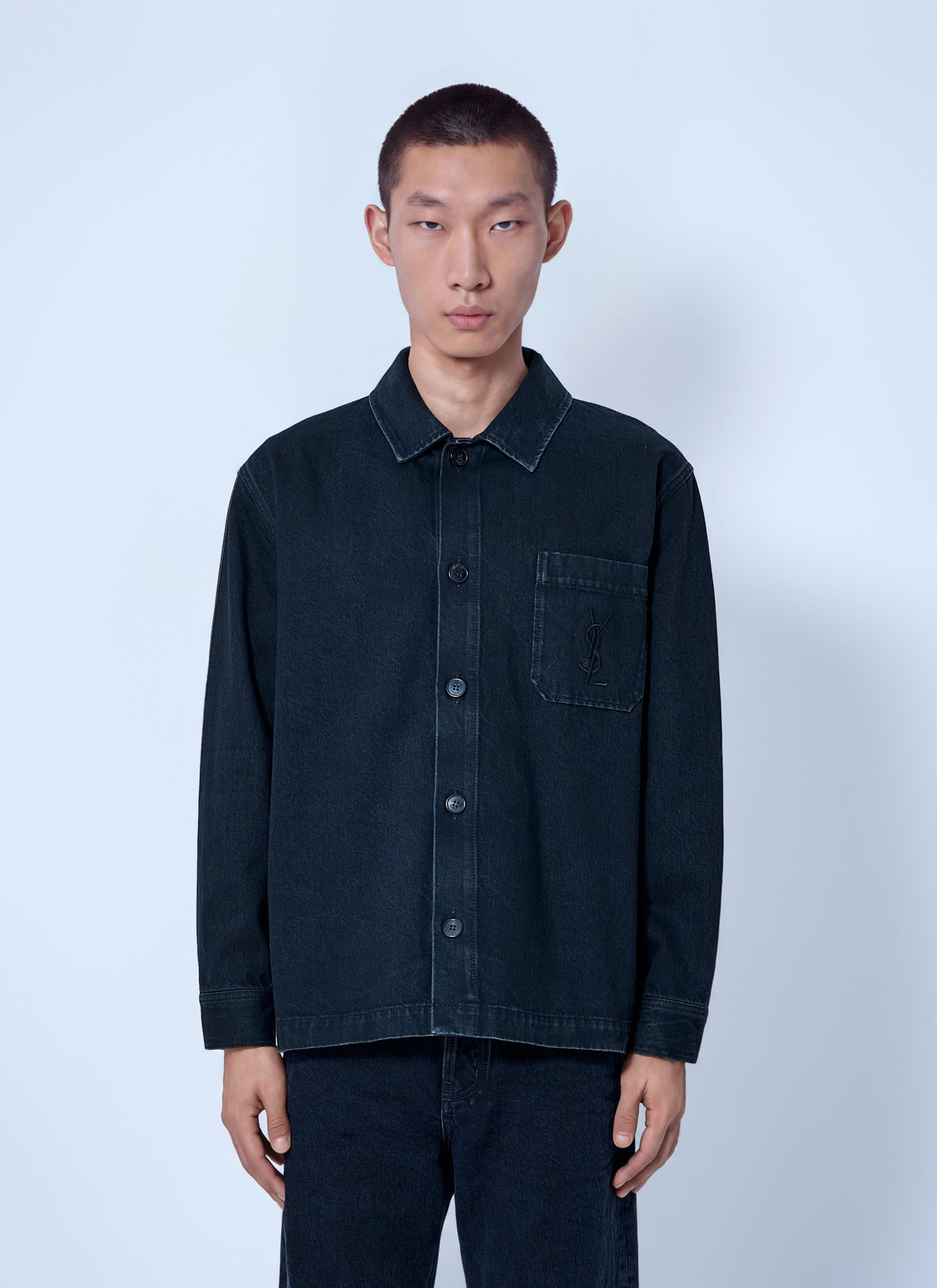 Saint Laurent Men Downtown Overshirt SAINT LAURENT