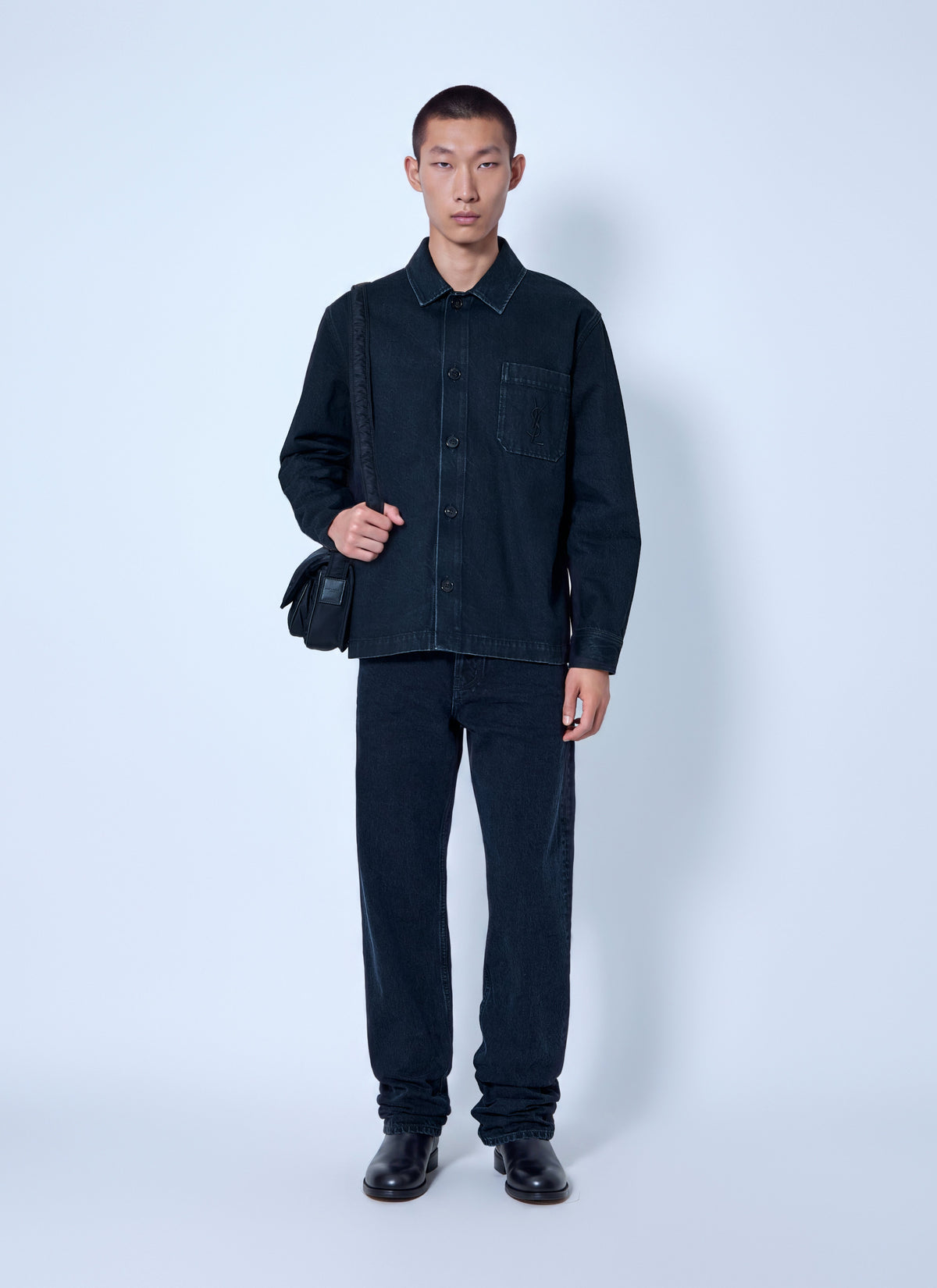Saint Laurent Men Downtown Overshirt SAINT LAURENT