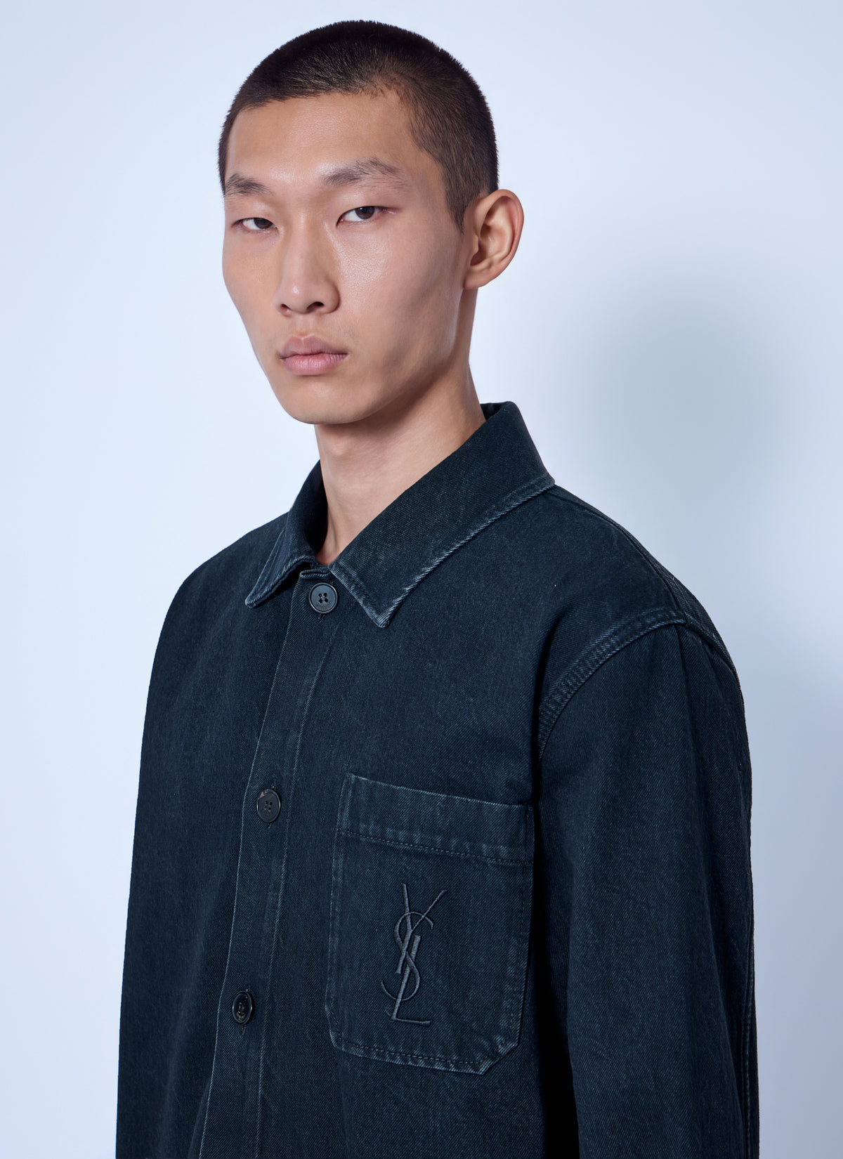Saint Laurent Men Downtown Overshirt SAINT LAURENT