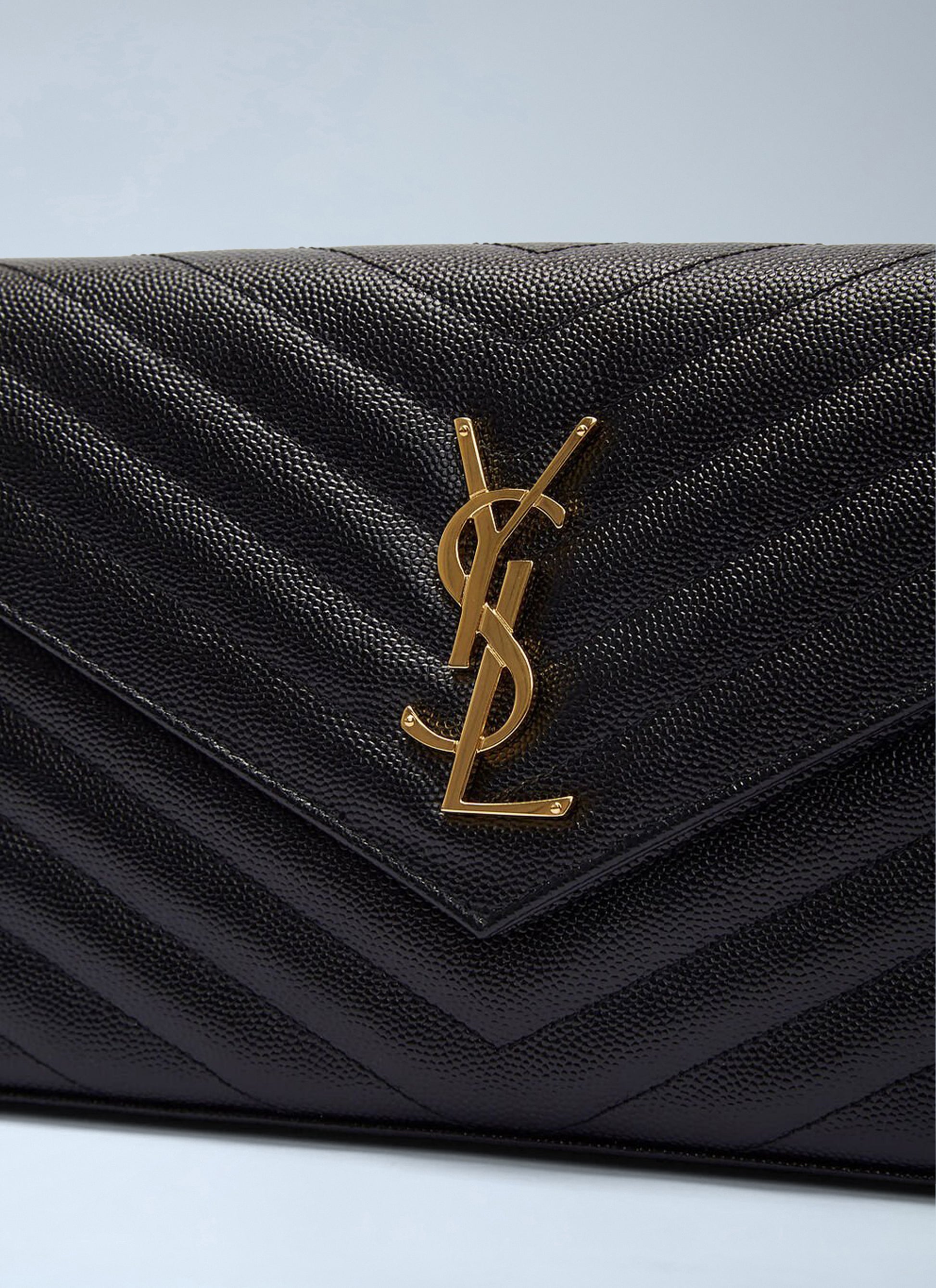 Saint Laurent Women Cassandre Matelassé Chain Wallet SAINT LAURENT