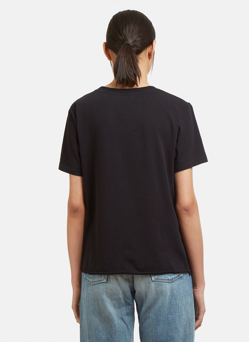 Saint Laurent Women Logo Motif T-Shirt SAINT LAURENT