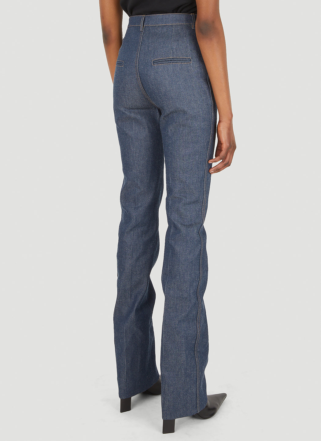 Saint Laurent Women Straight-Leg Denim Jeans SAINT LAURENT