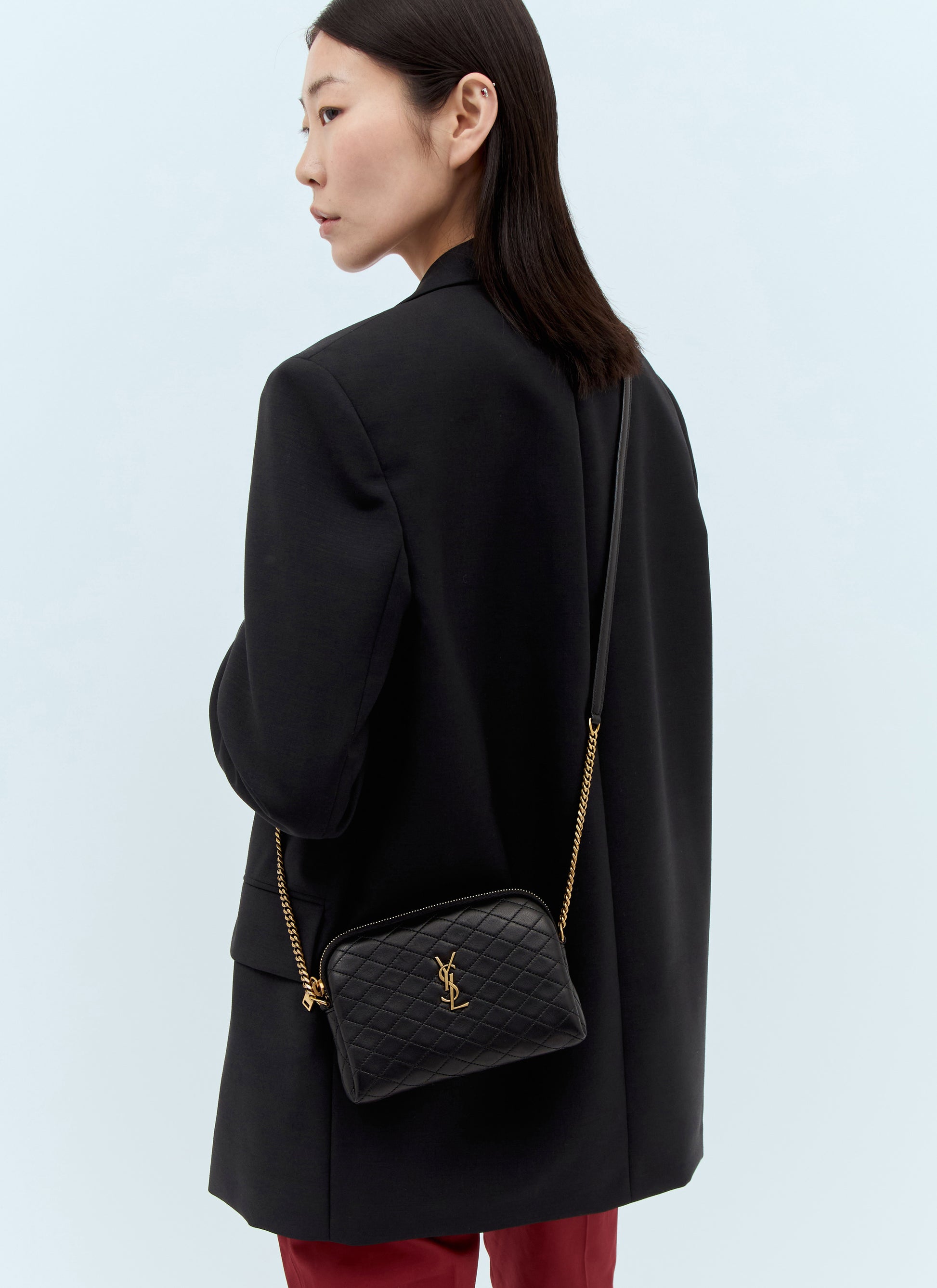 Saint Laurent Women Gaby Zipped Pouch SAINT LAURENT
