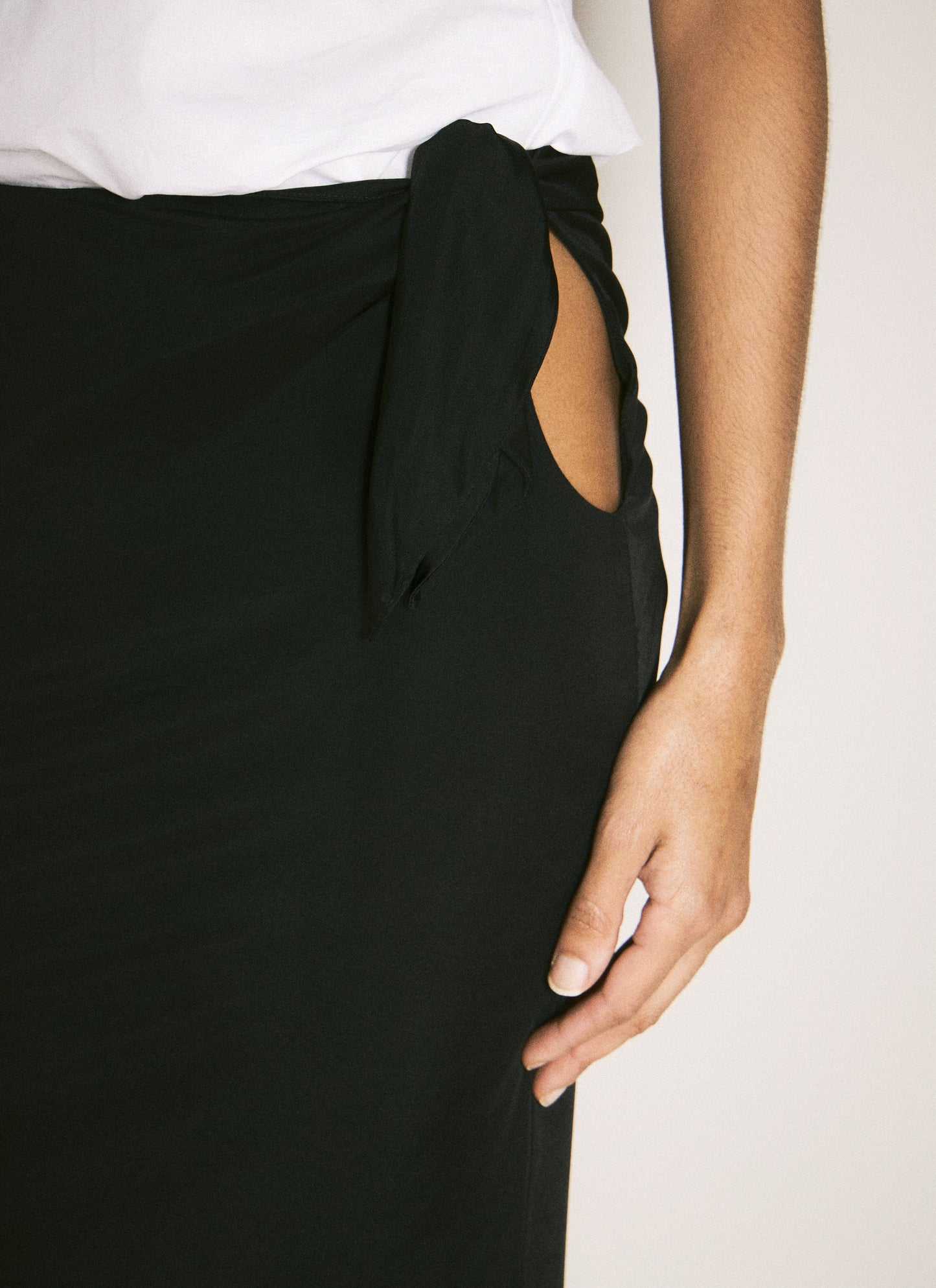 Saint Laurent Women Cut-Out Skirt SAINT LAURENT