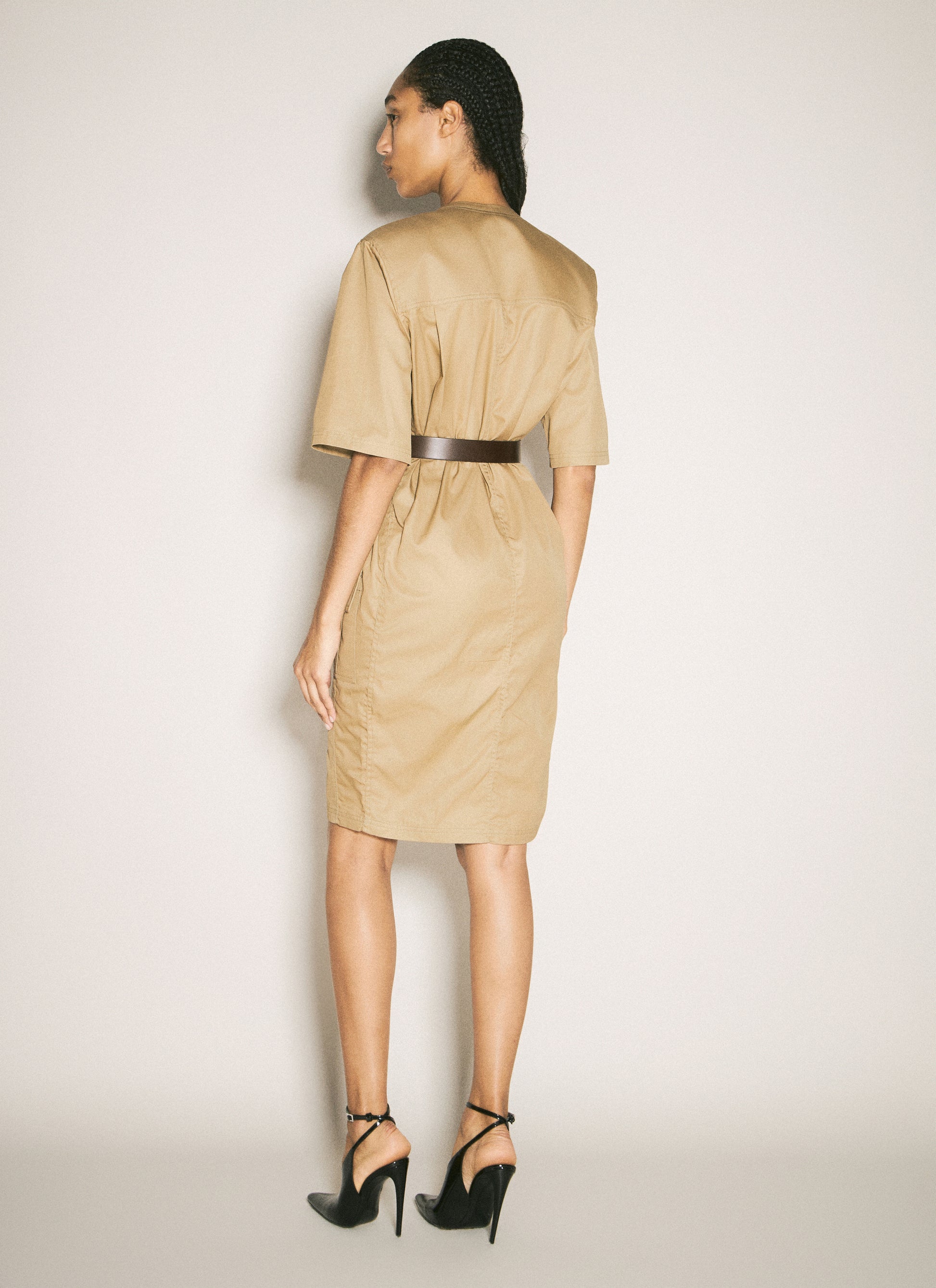 Saint Laurent Women Utility Shirt Dress SAINT LAURENT