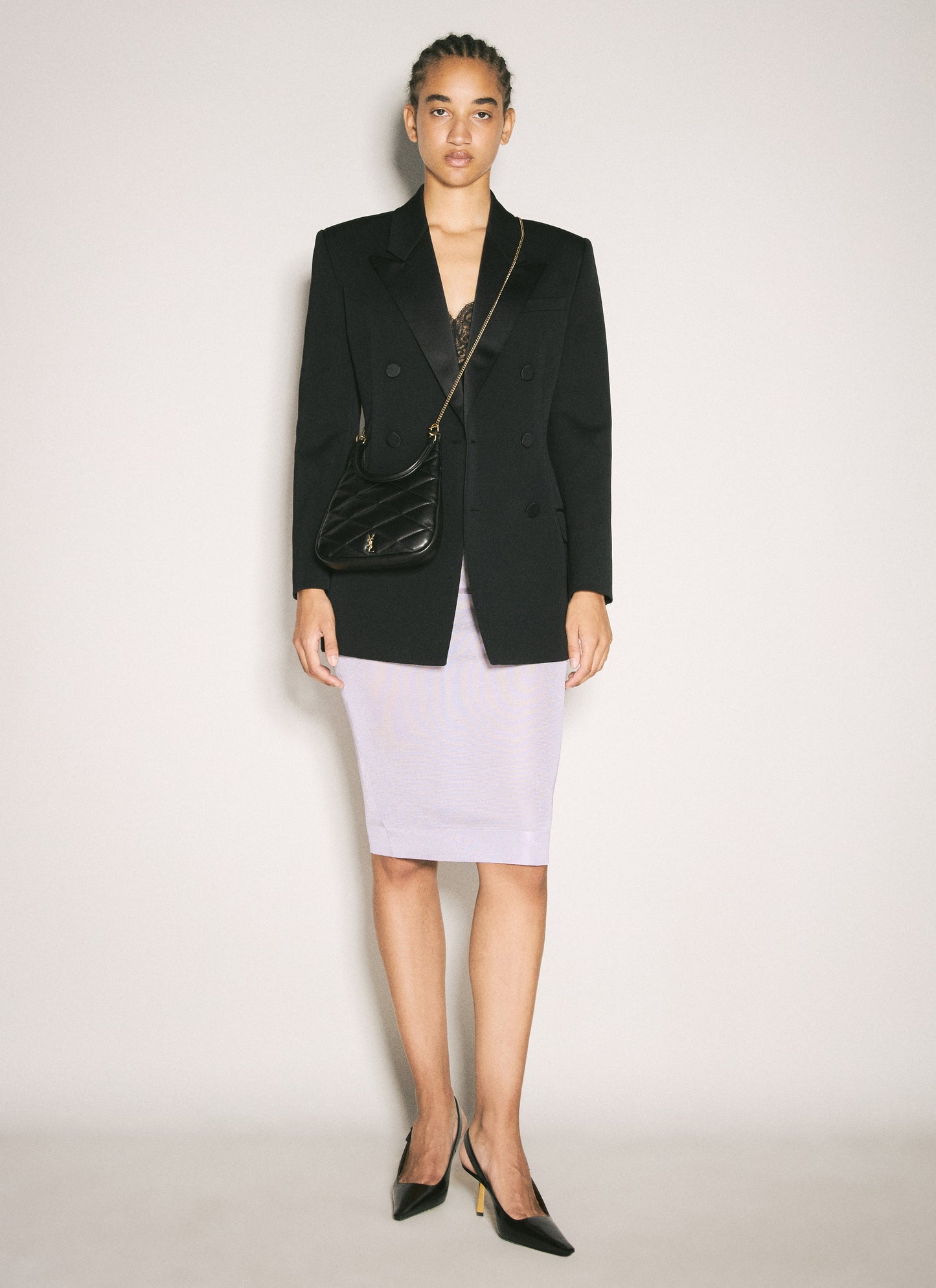 Saint Laurent Women Knit Pencil Skirt SAINT LAURENT