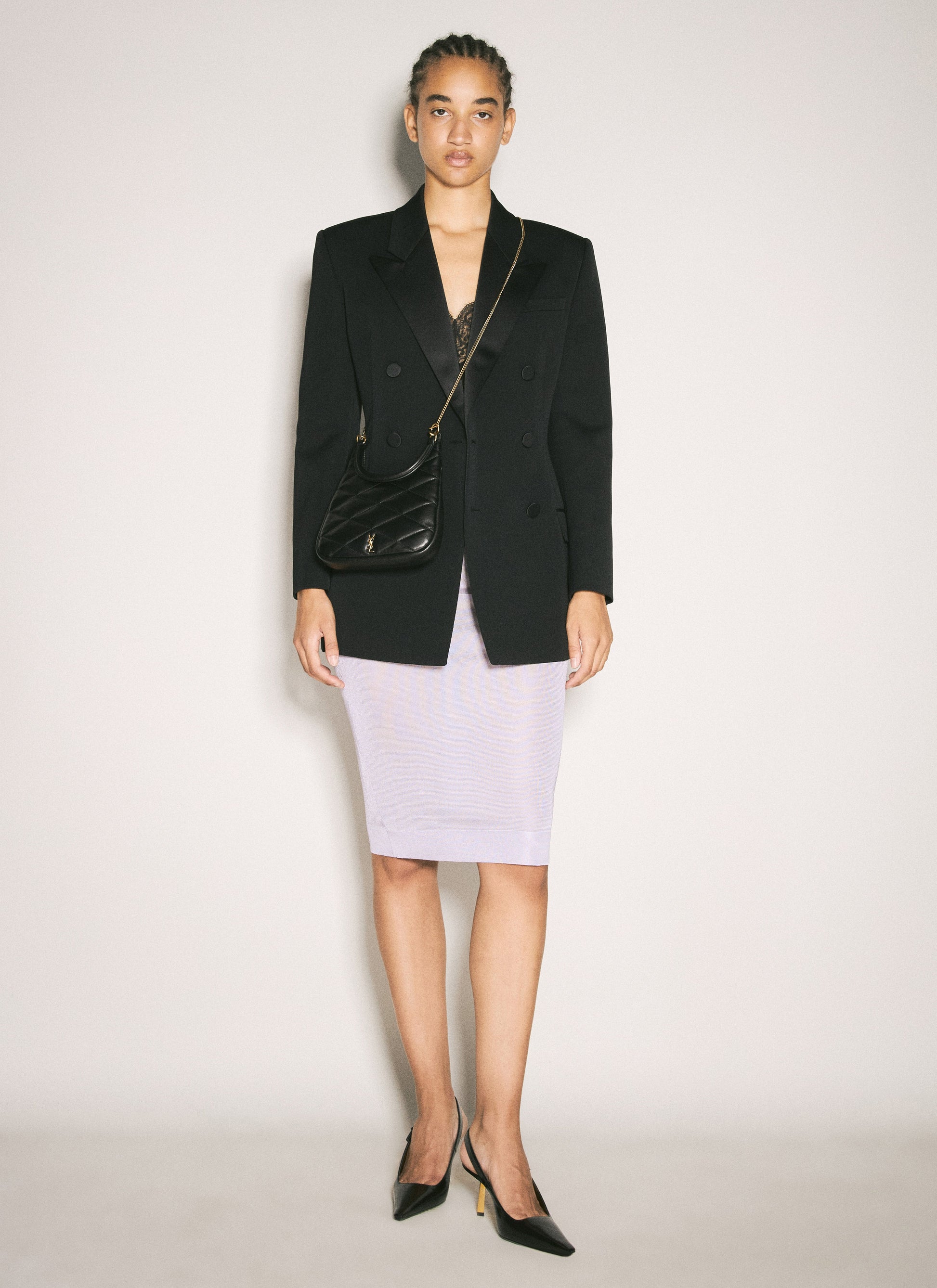 Saint Laurent Women Knit Pencil Skirt SAINT LAURENT