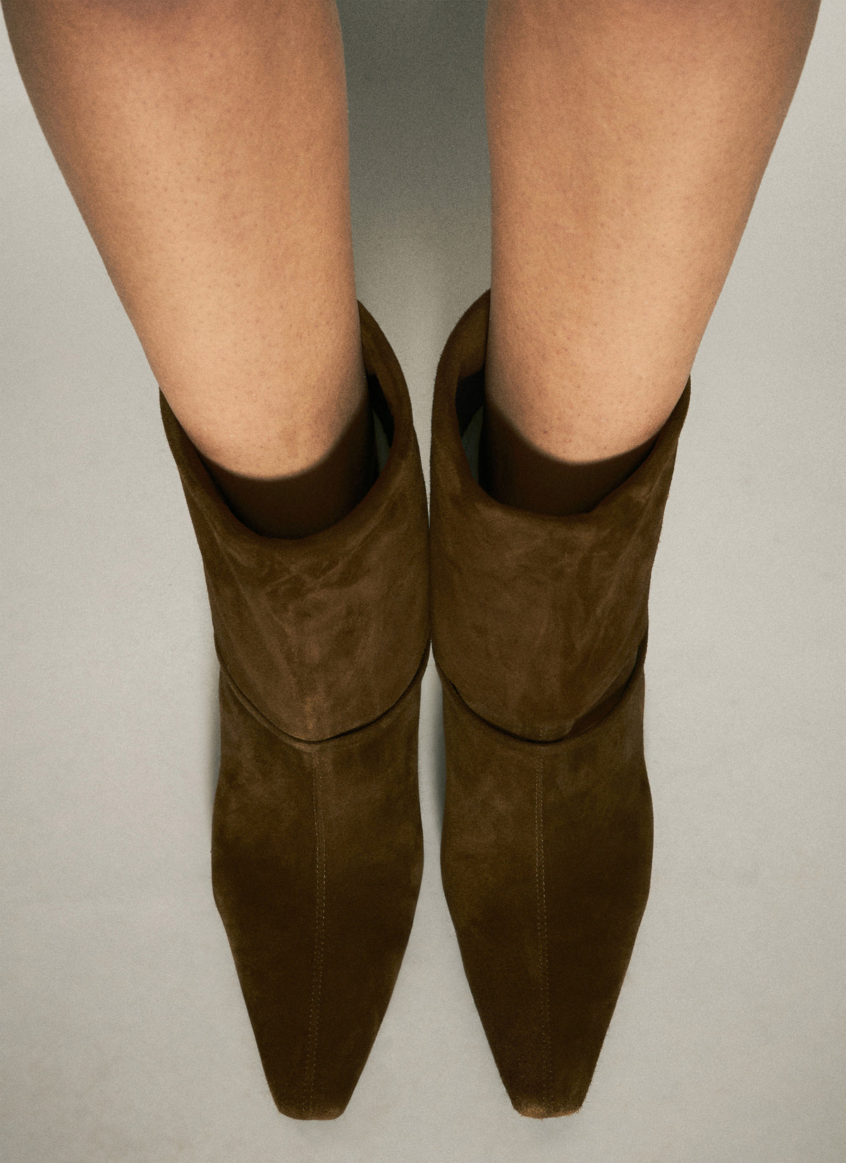 Saint Laurent Women Ricky Suede Boots SAINT LAURENT