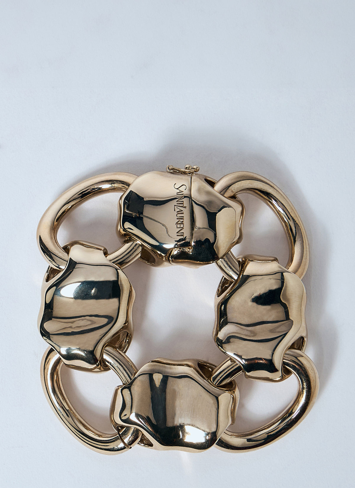 Saint Laurent Women Shell Chain Bracelet SAINT LAURENT