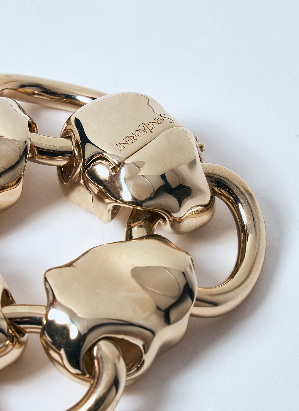 Saint Laurent Women Shell Chain Bracelet SAINT LAURENT